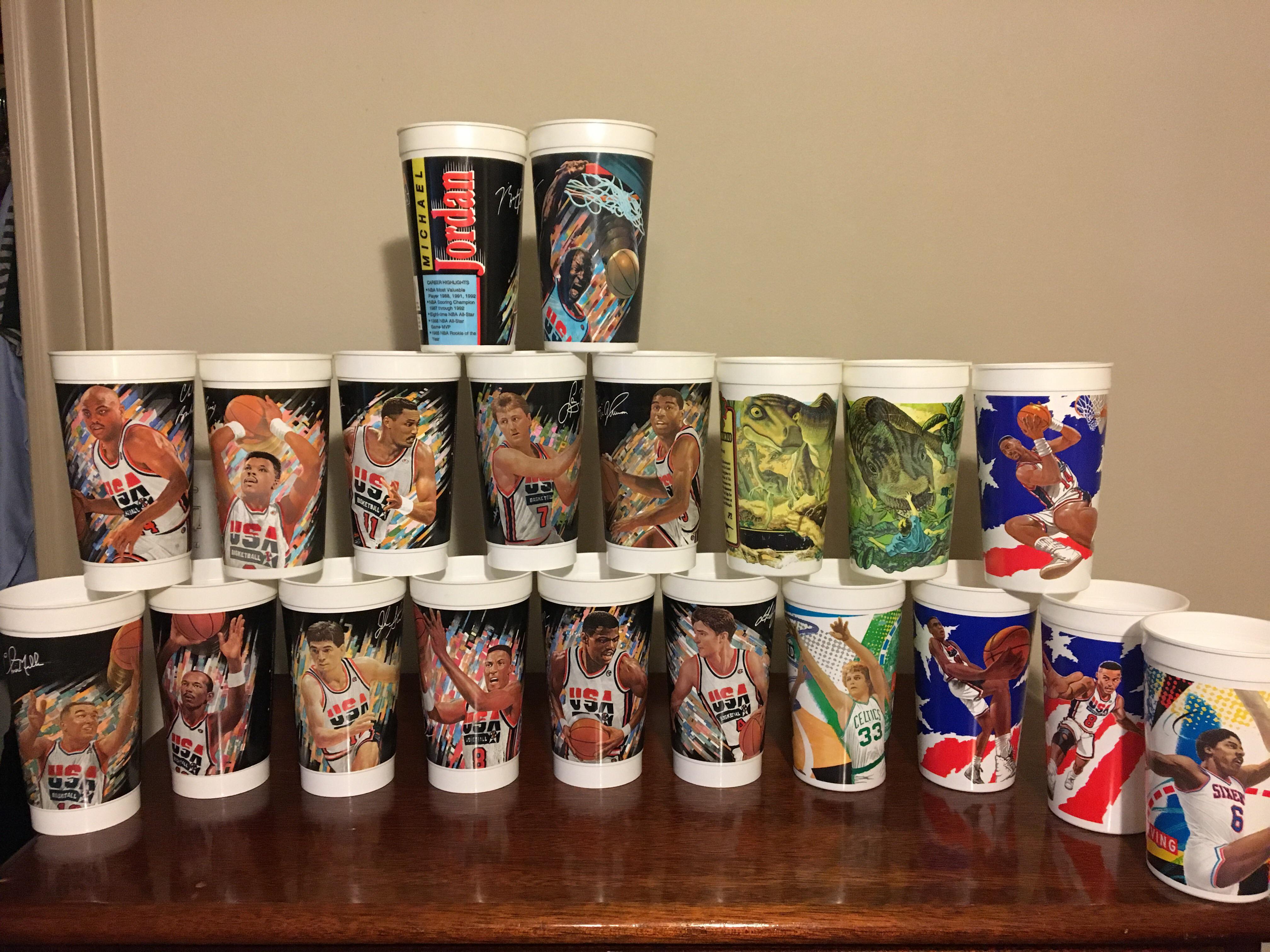 Who remembers when McDonalds had these awesome Dream Team cups? r/90s