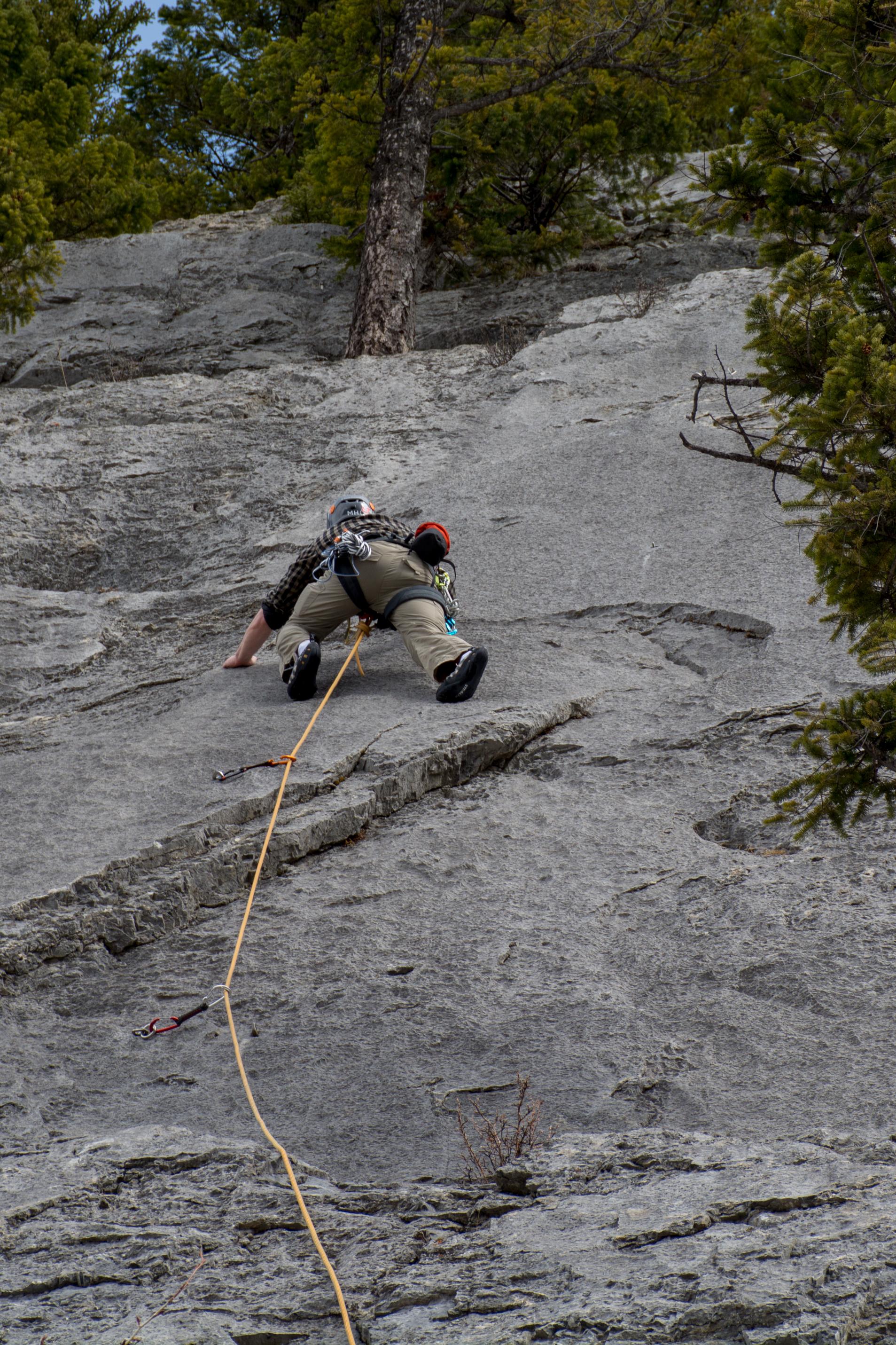 First time Climbing Rock Outdoors Naturally I Decided to Lead It r/climbing
