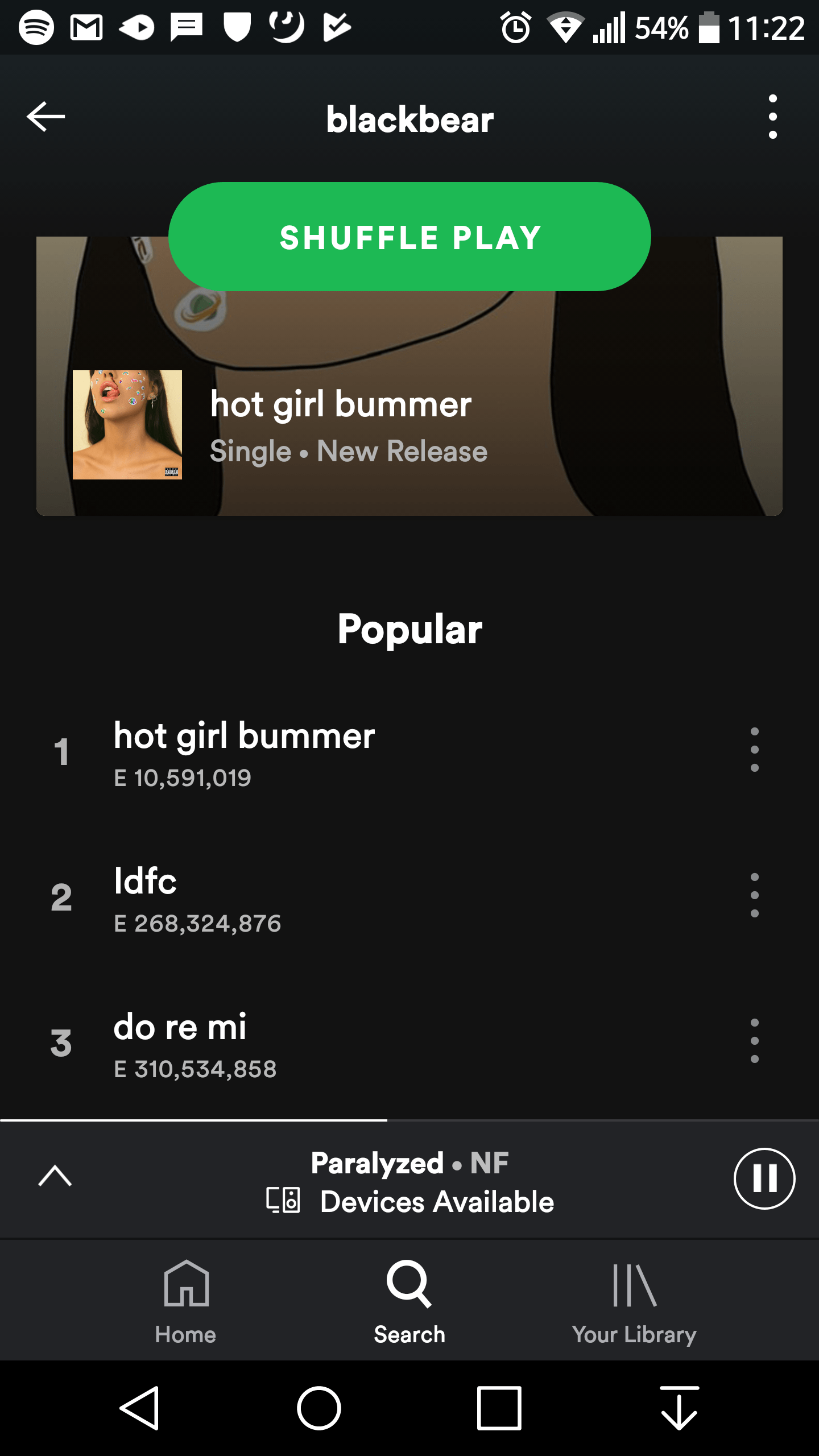 hot girl bummer reached 10.5m! r/Blackbear