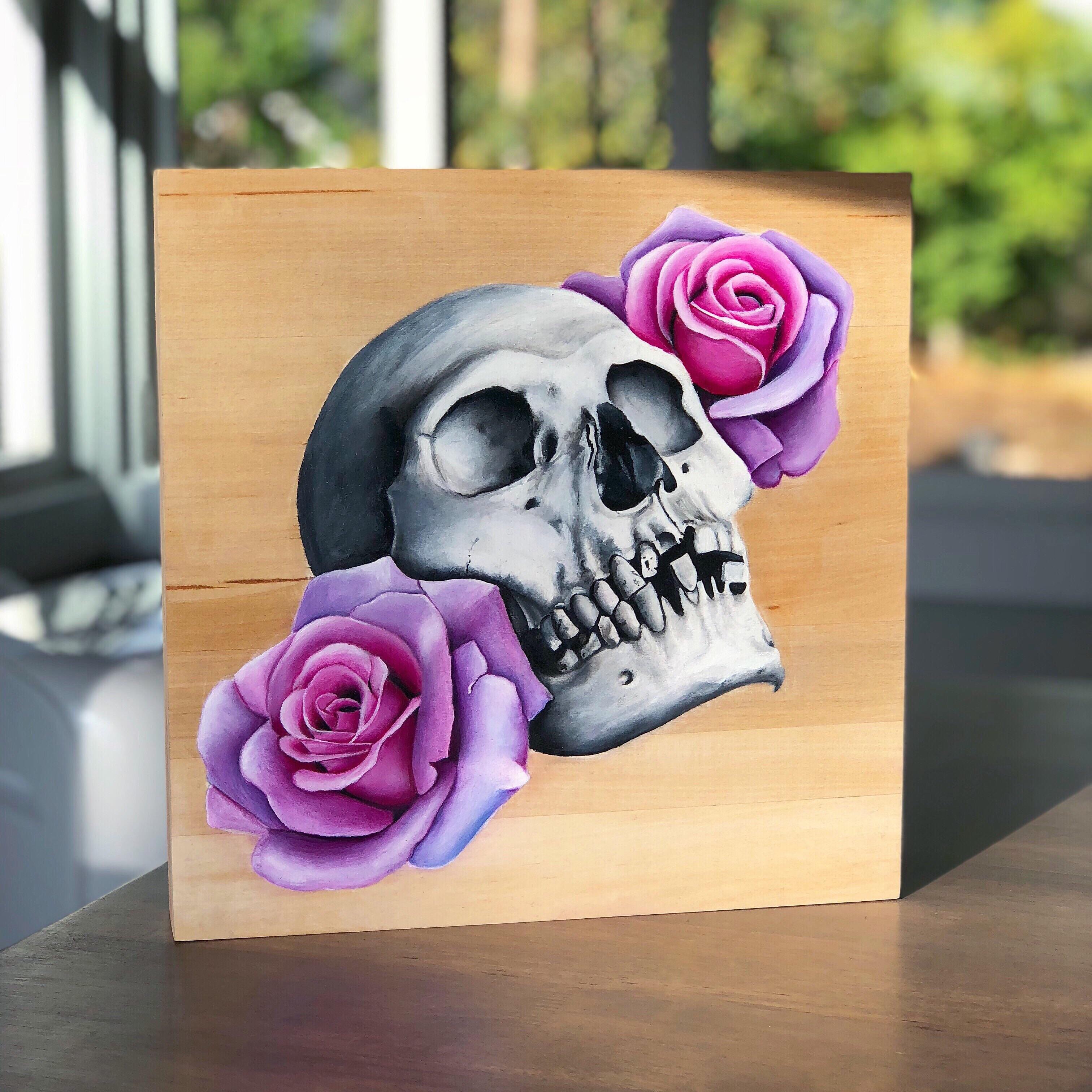 Finished! Acrylic on wood. r/painting