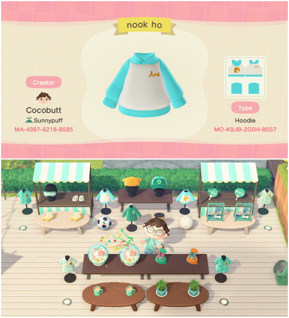 A simple nook hoodie design i made for my Nook Shop 😊 r/ACQR