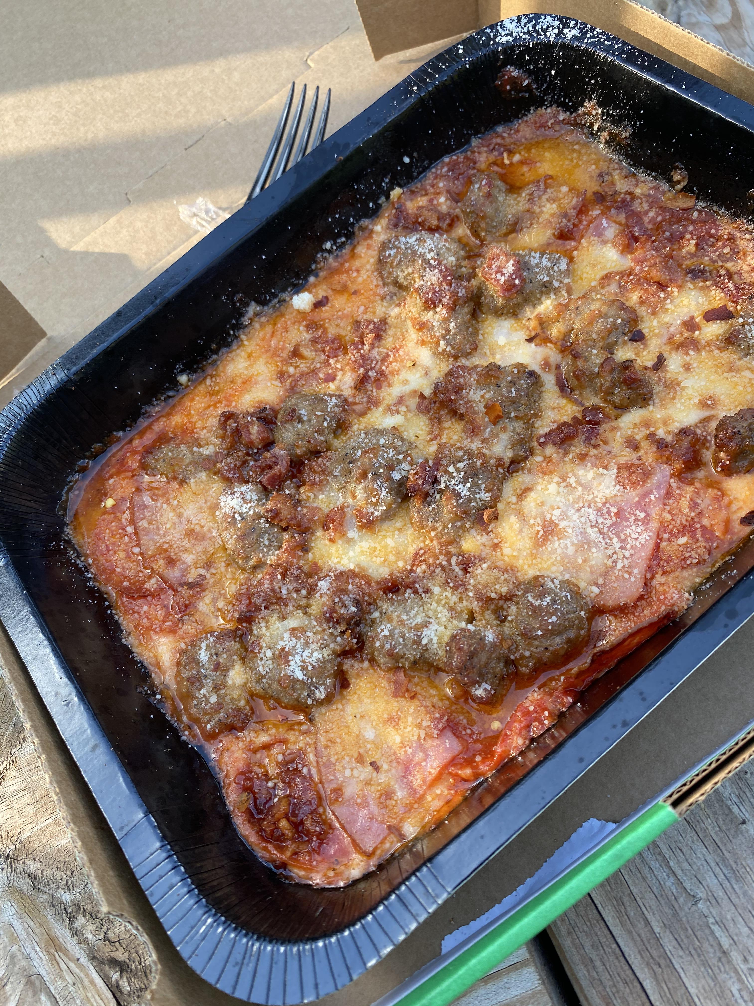 Tried Marco’s Pizza Bowl tonight. I could only eat half and it hit the