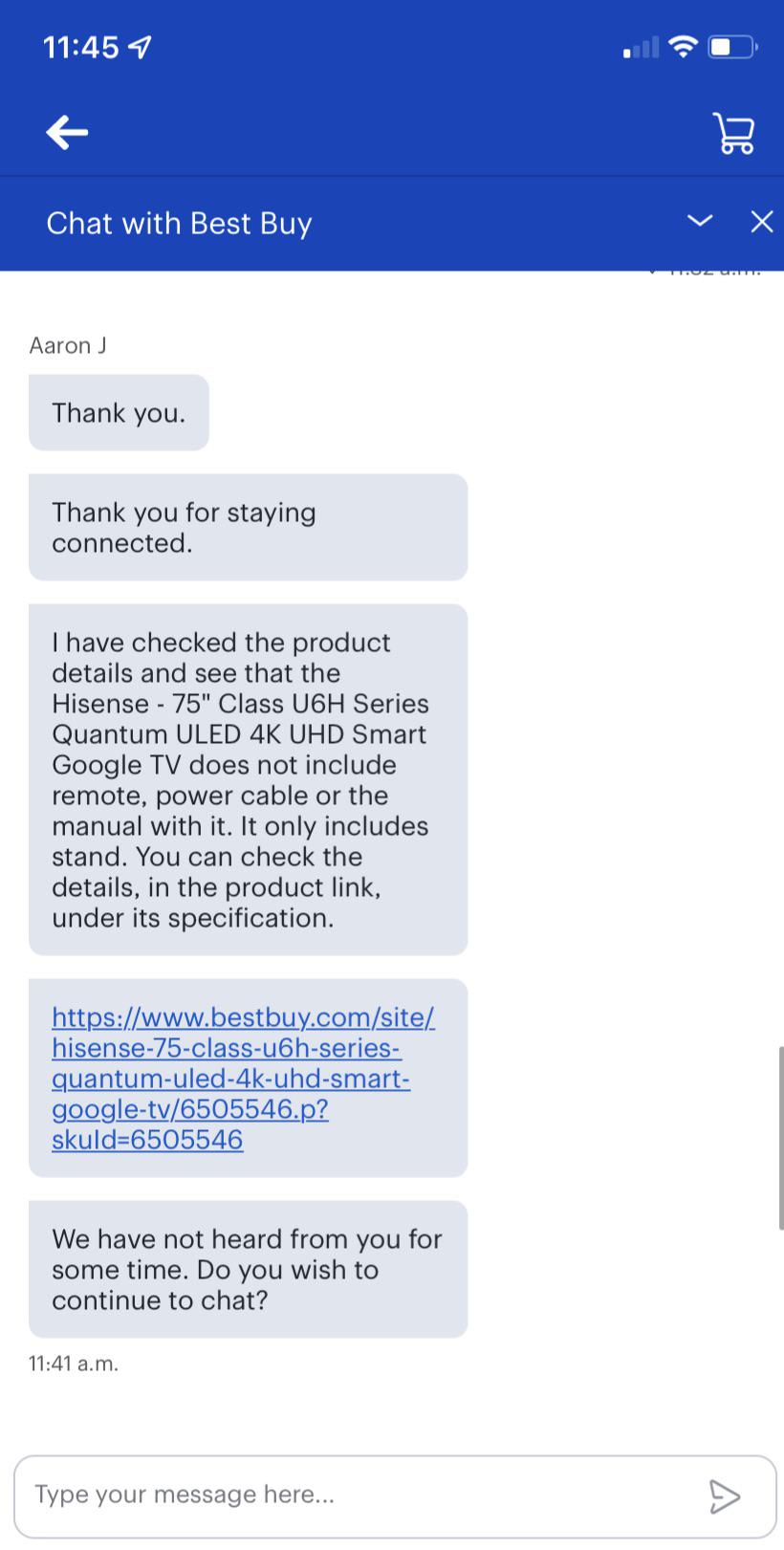 Does Best Buy really sell brand new TVs without power cables? r/Bestbuy