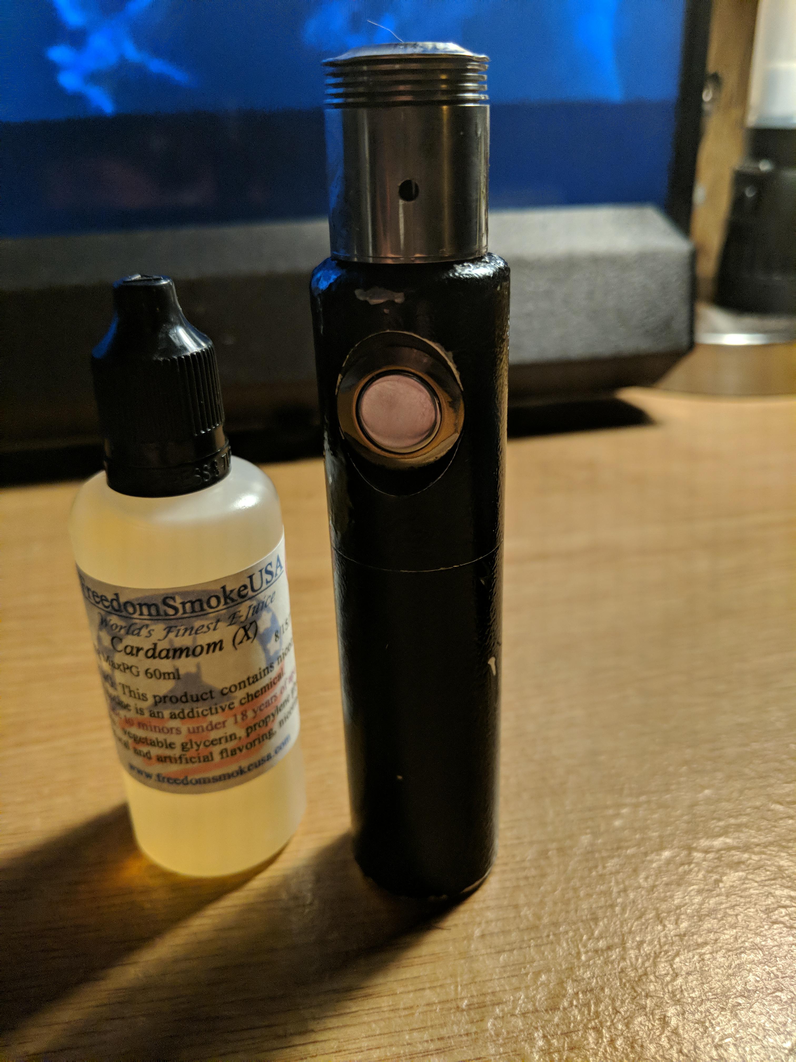 My Silver Bullet with a dual coil RBA, been using it since 2011, with