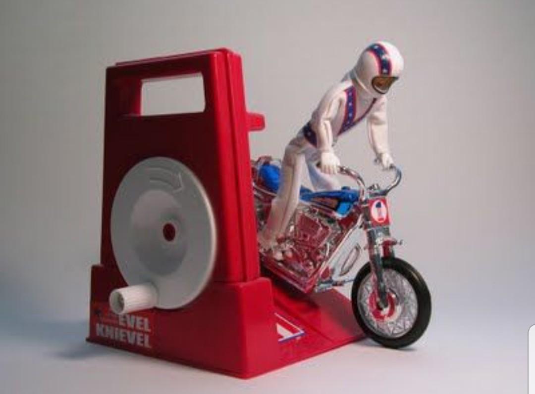 This wind up Evel Knievel toy from the 70s. r/nostalgia
