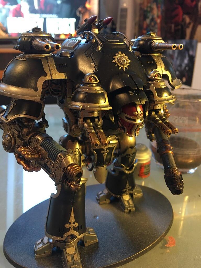 Finished building and painting my Castellan last night. FAQ dropped