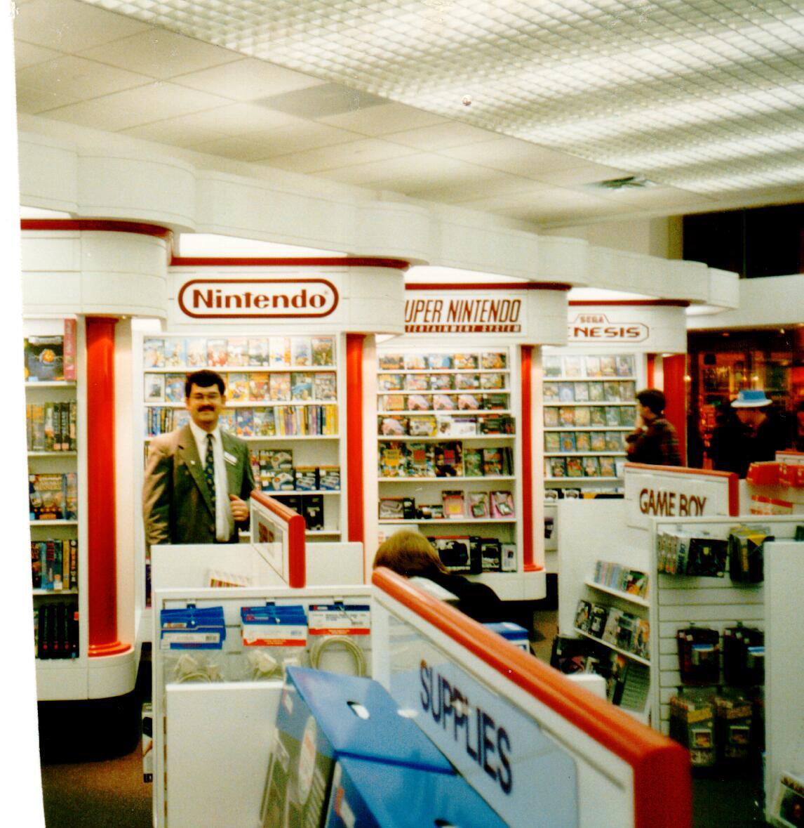 Inside the original Gamestop, formerly known as Babbage’s before re