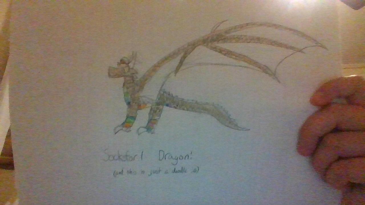 i drew a socksfor1 dragon, u guys happy? r/SOCKSFOR1stuff