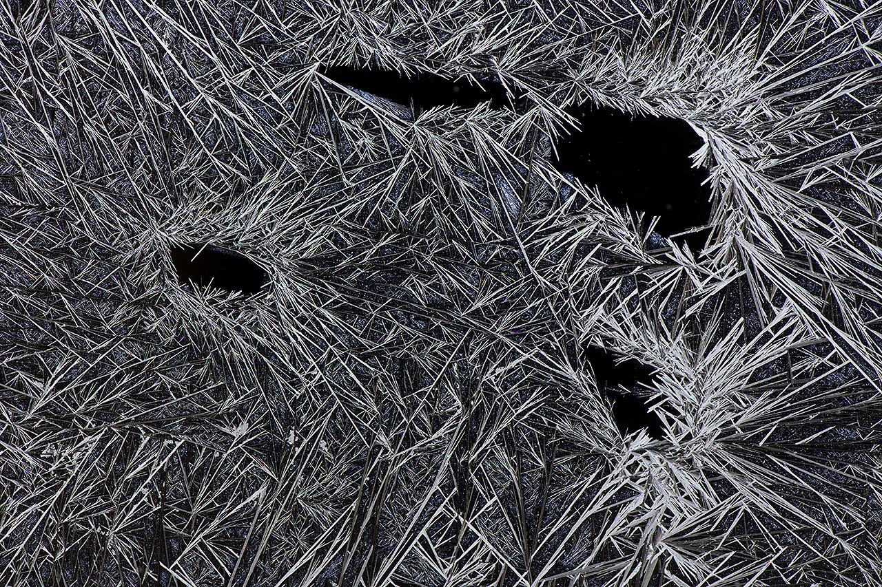Urea Heap urea crystals at macro scale r/crystalgrowing