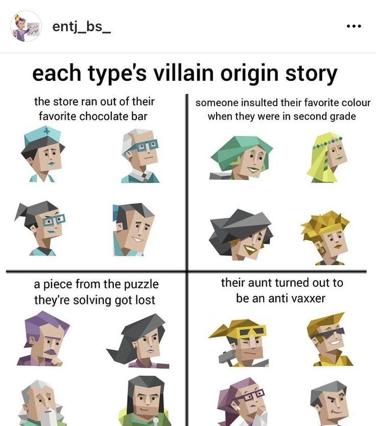 A Villain Origin Story r/mbti
