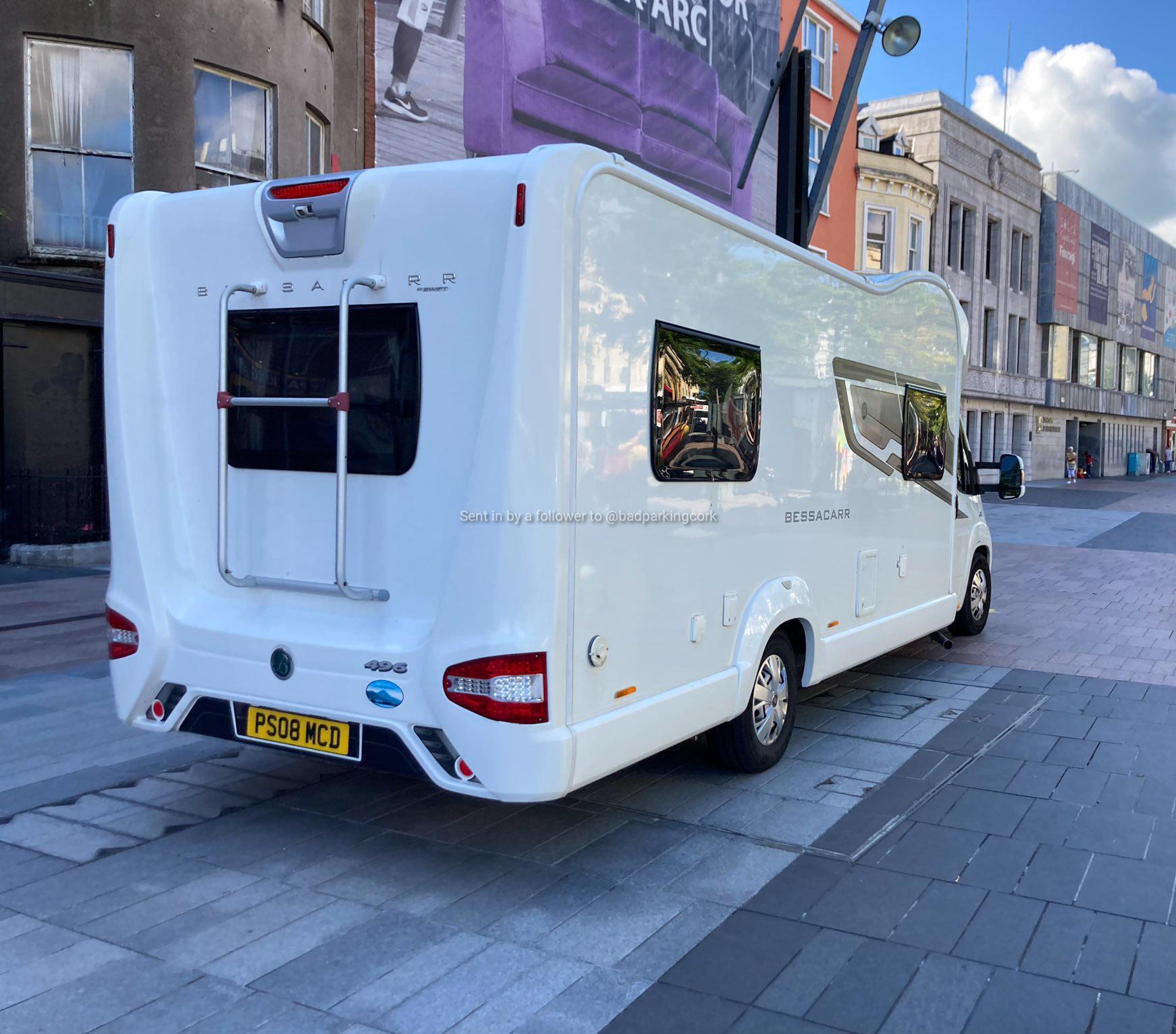 Fantastic to see Camper Van parking now available on Grand Parade r/cork