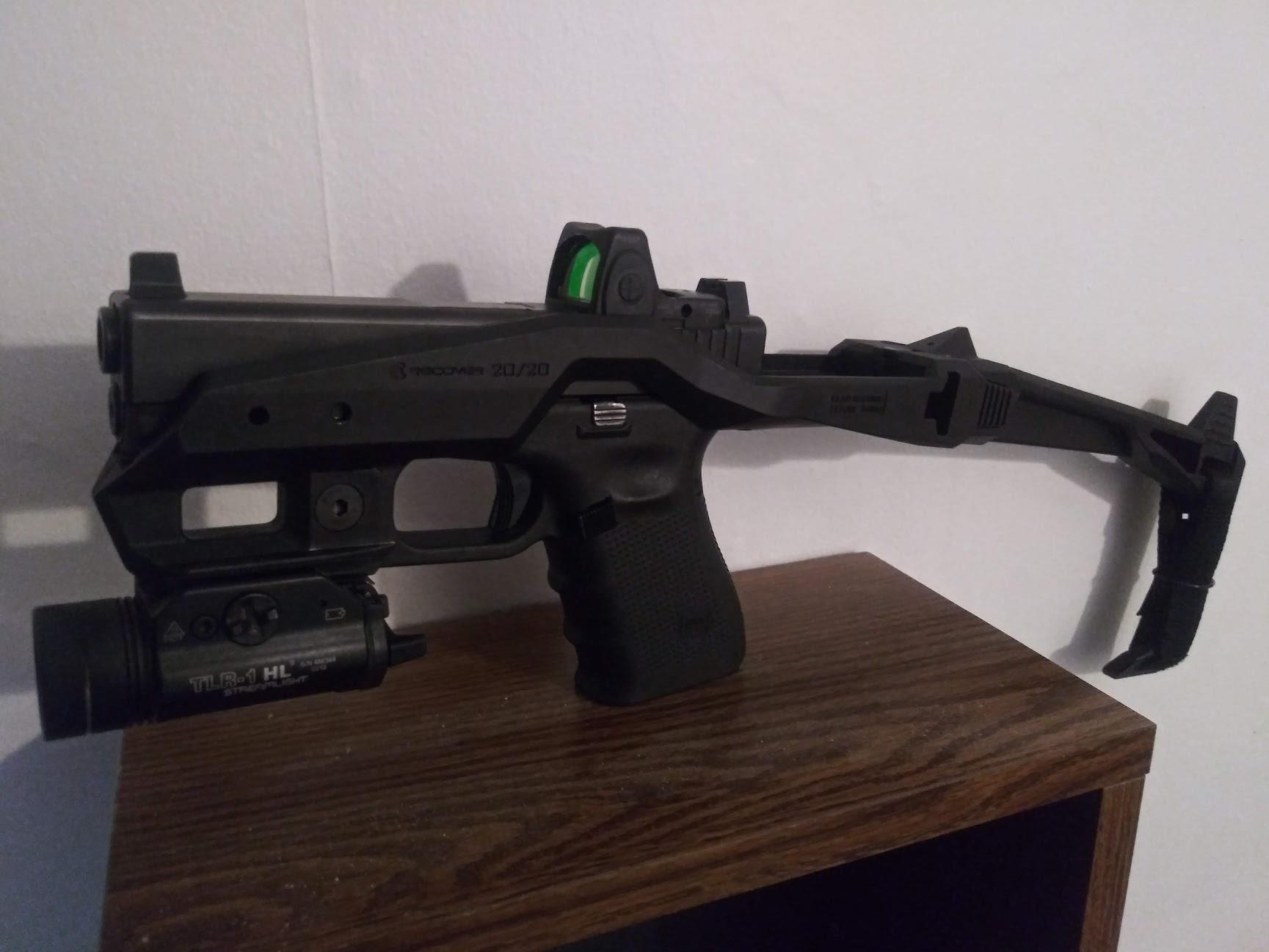 Recover Tactical Glock brace review and shot clock testing. r/guns