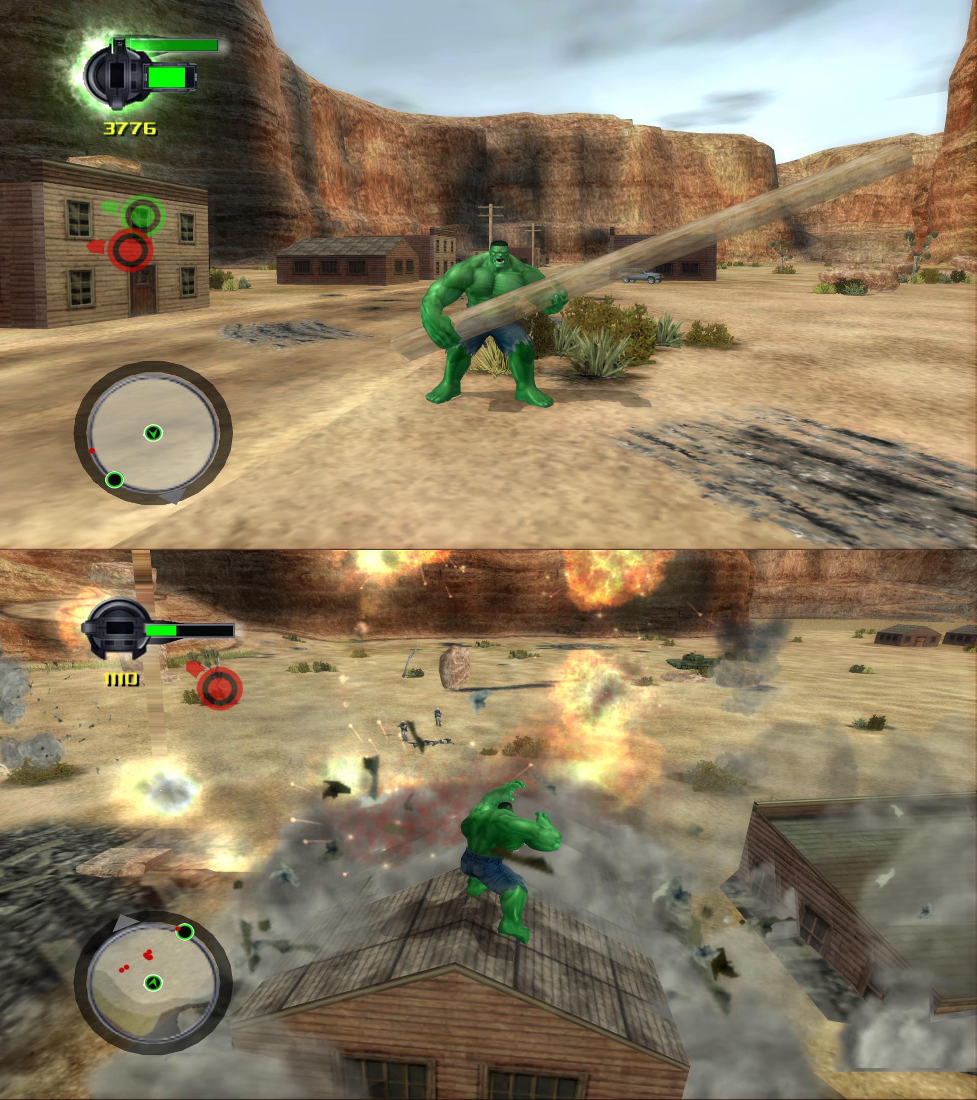 The Incredible Hulk Ultimate Destruction lookin' incredible on Dolphin