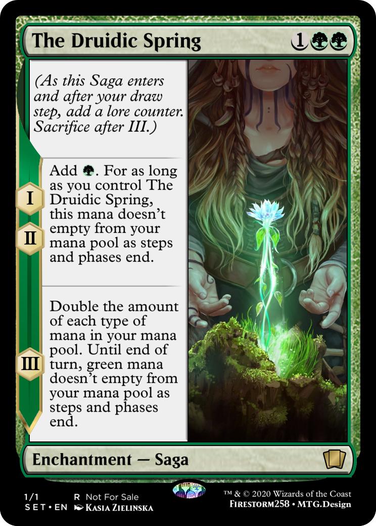 The Druidic Spring MonoGreen Ramp Saga r/custommagic