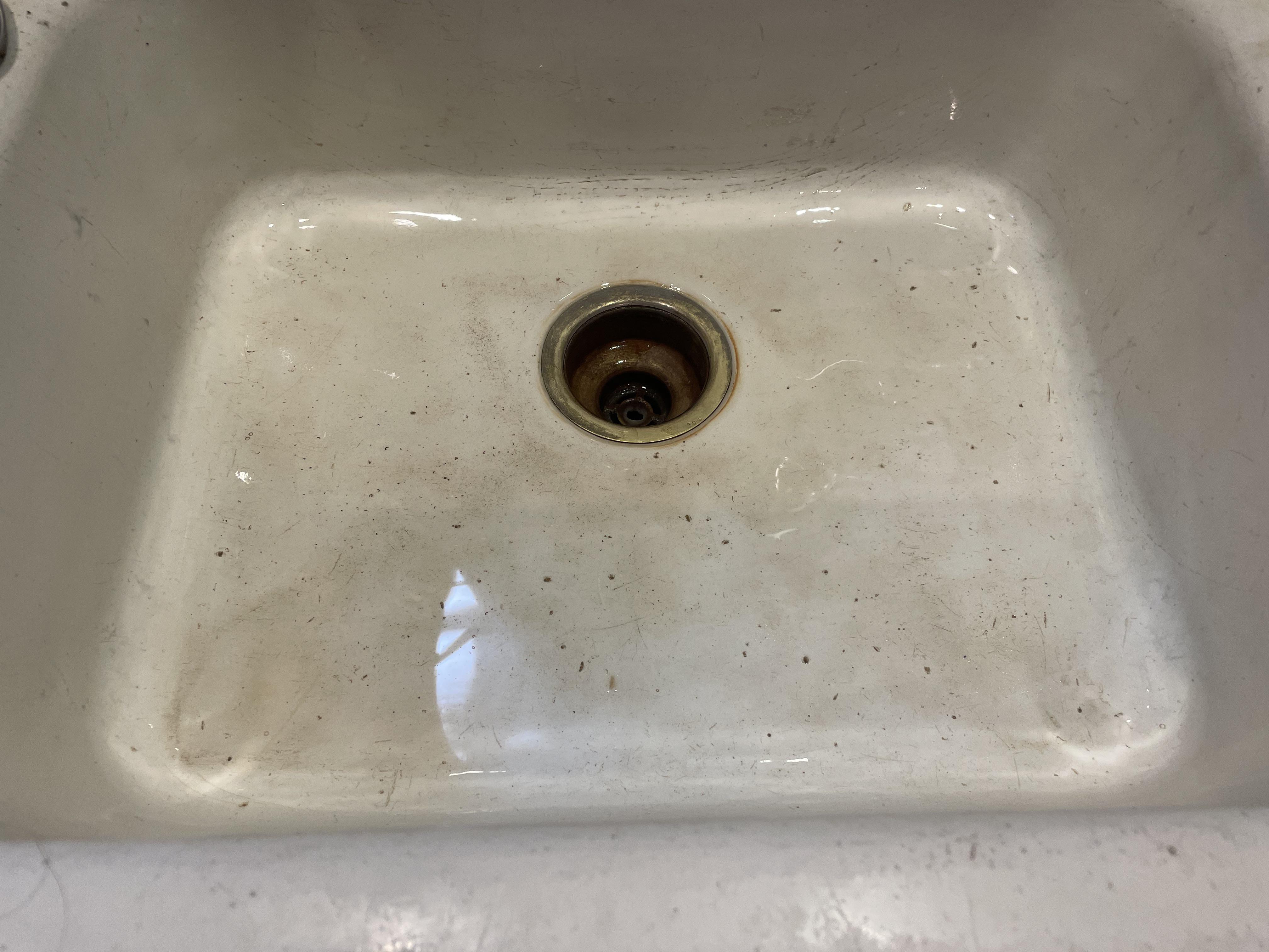 This is after scrubbing with barkeepers friend and magic eraser. Anyone