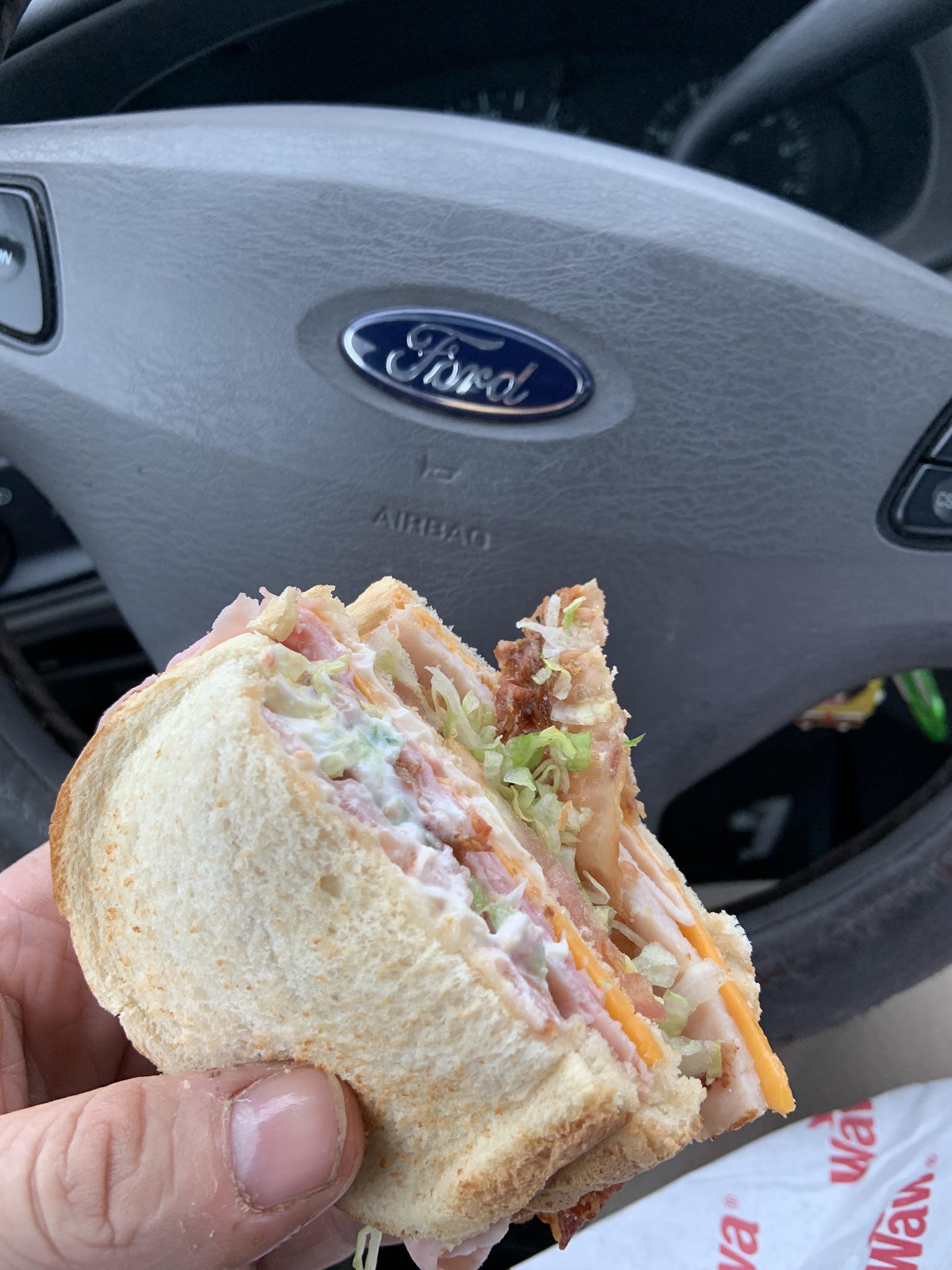Cant ever get enough of the turkey club!! /delish r/Wawa