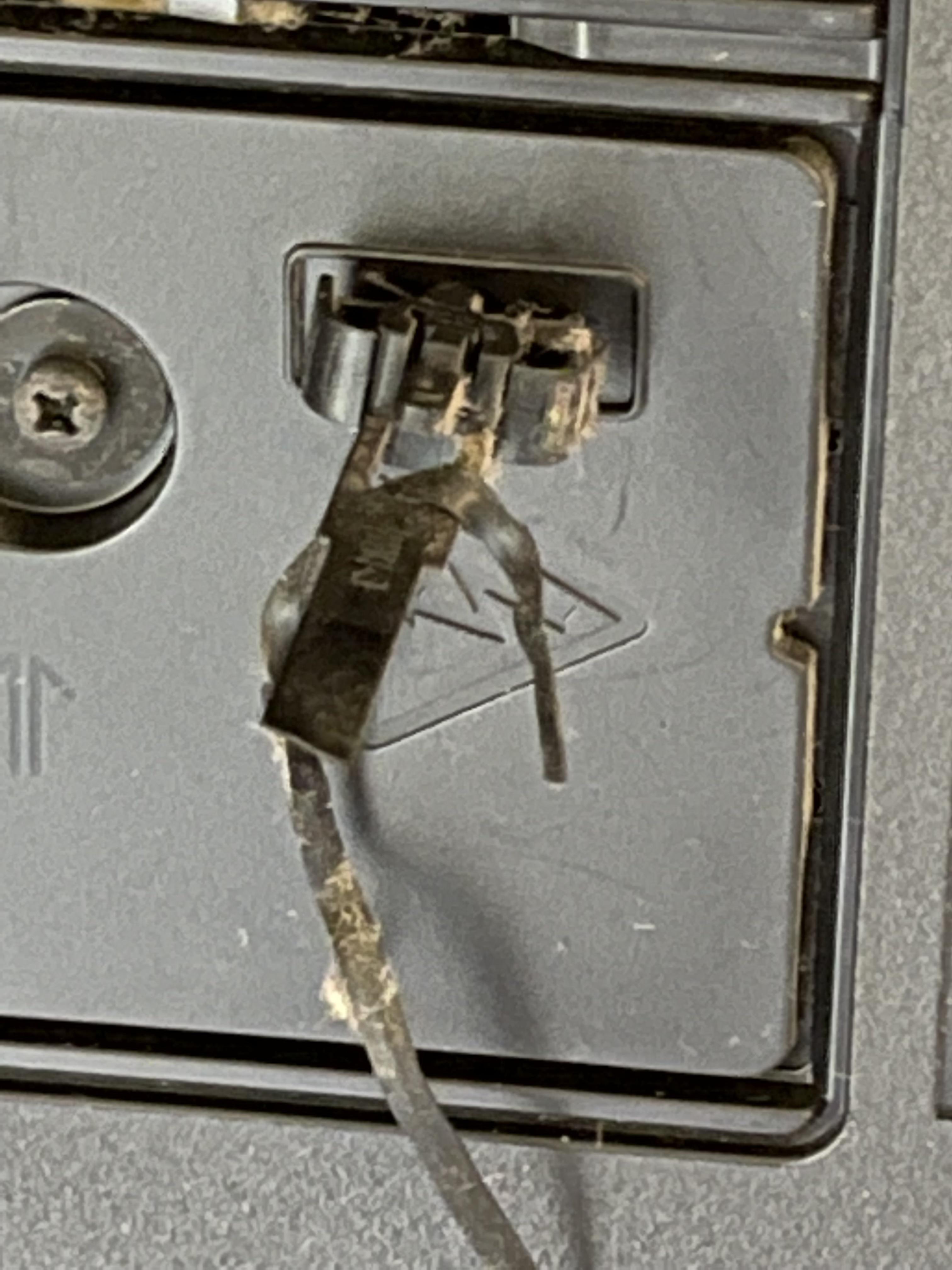 What is this thing sticking out of my 2011 Bravia it’s not a cut power