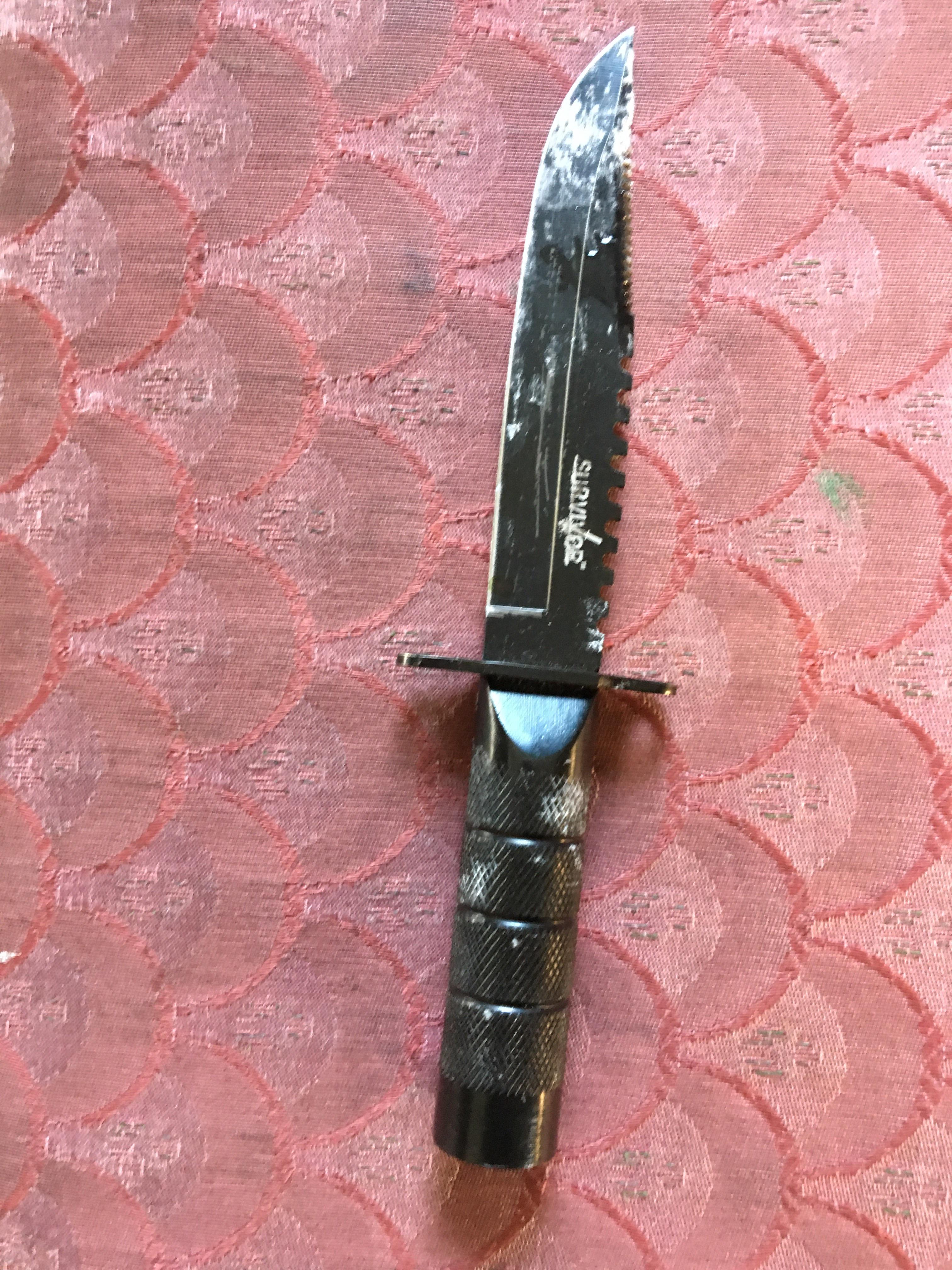 I have a knife with this black coating over the surface and I was wondering if anyone here knows