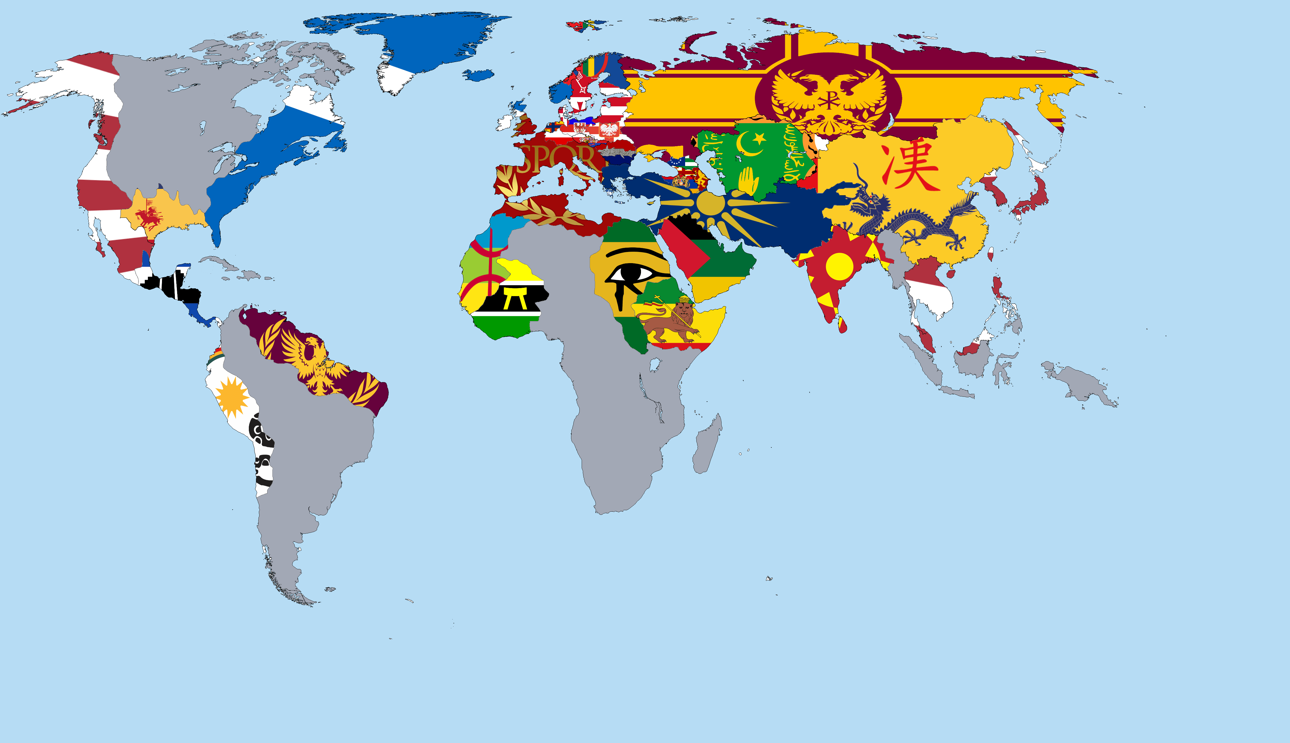 World if the Roman and Macedonian Empires still existed r