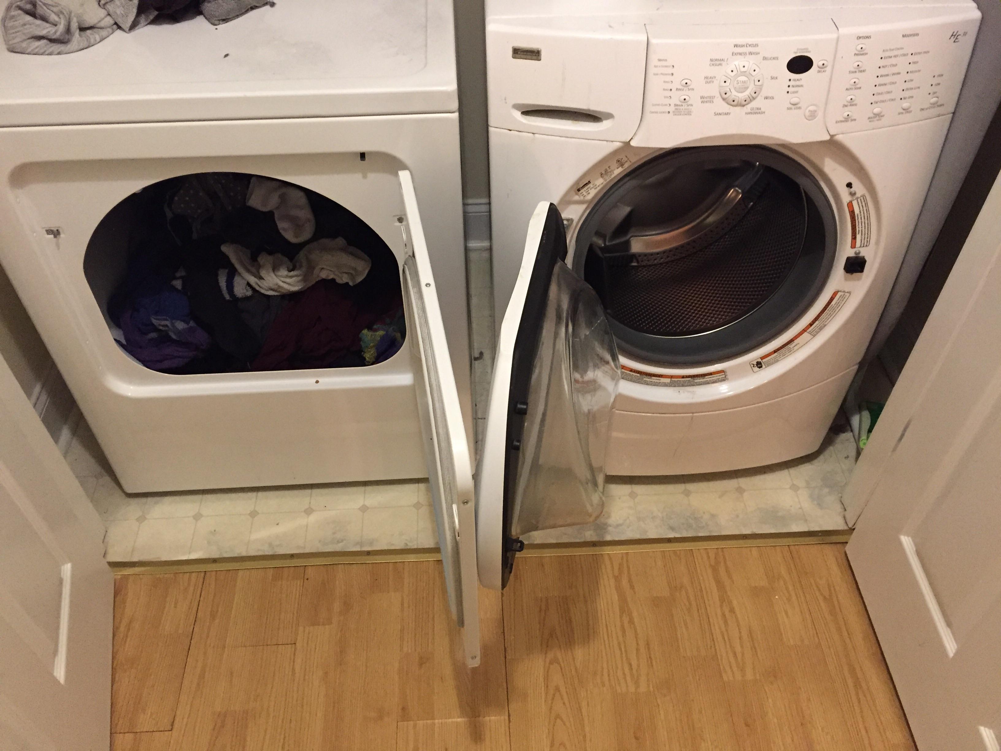 Thanks, I hate that the washer and dryer connections are on the wrong