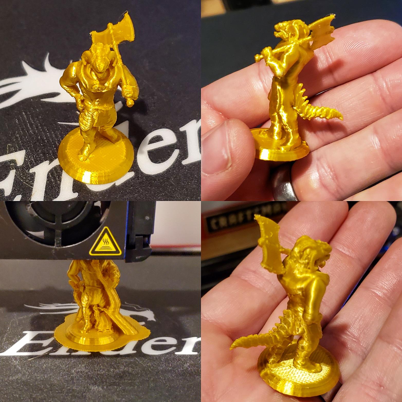 DnD Figurine for my BiL at the highest quality on an Ender 3 3Dprinting