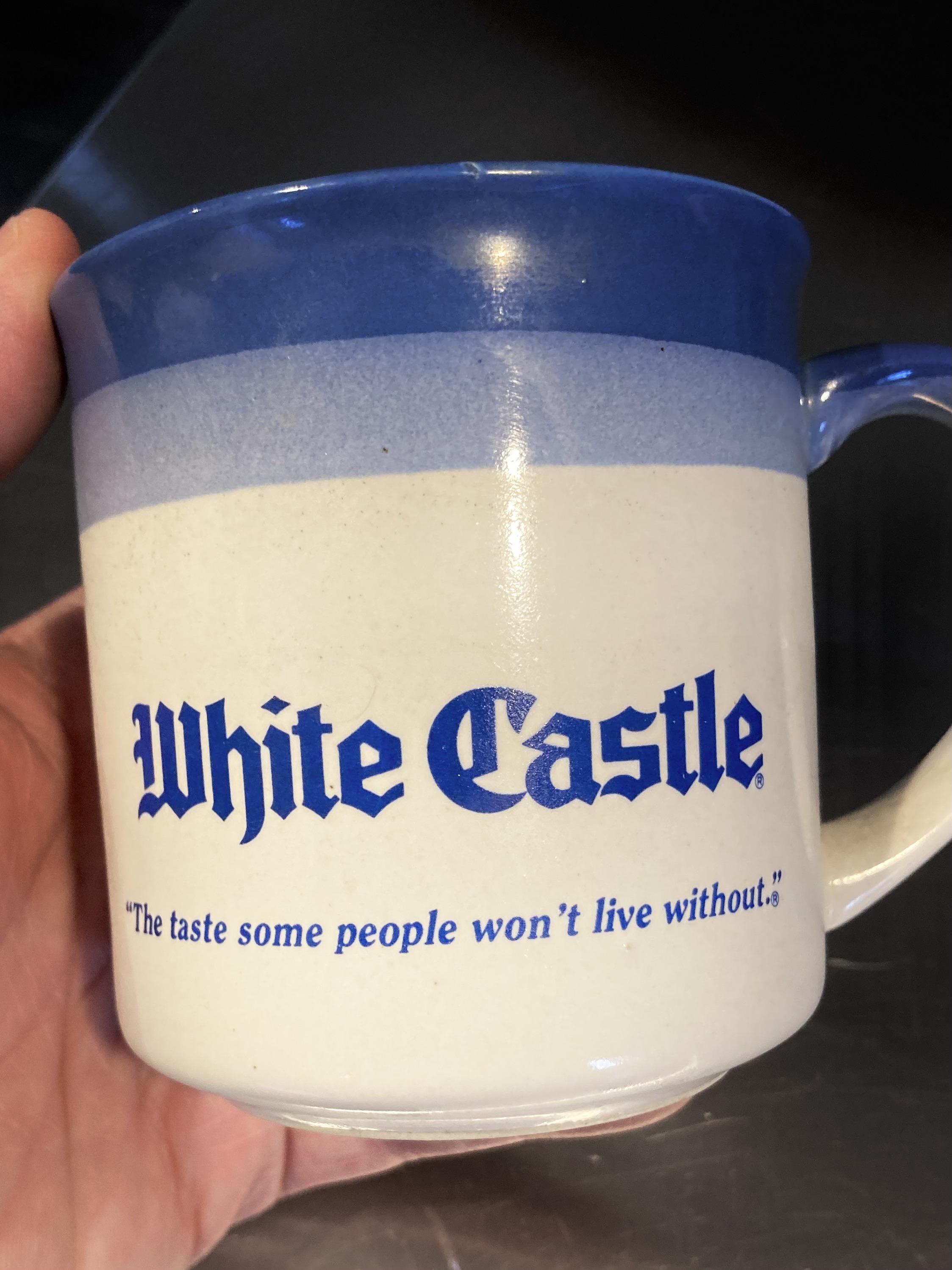 1980’s White Castle coffee mug. OldSchoolCool