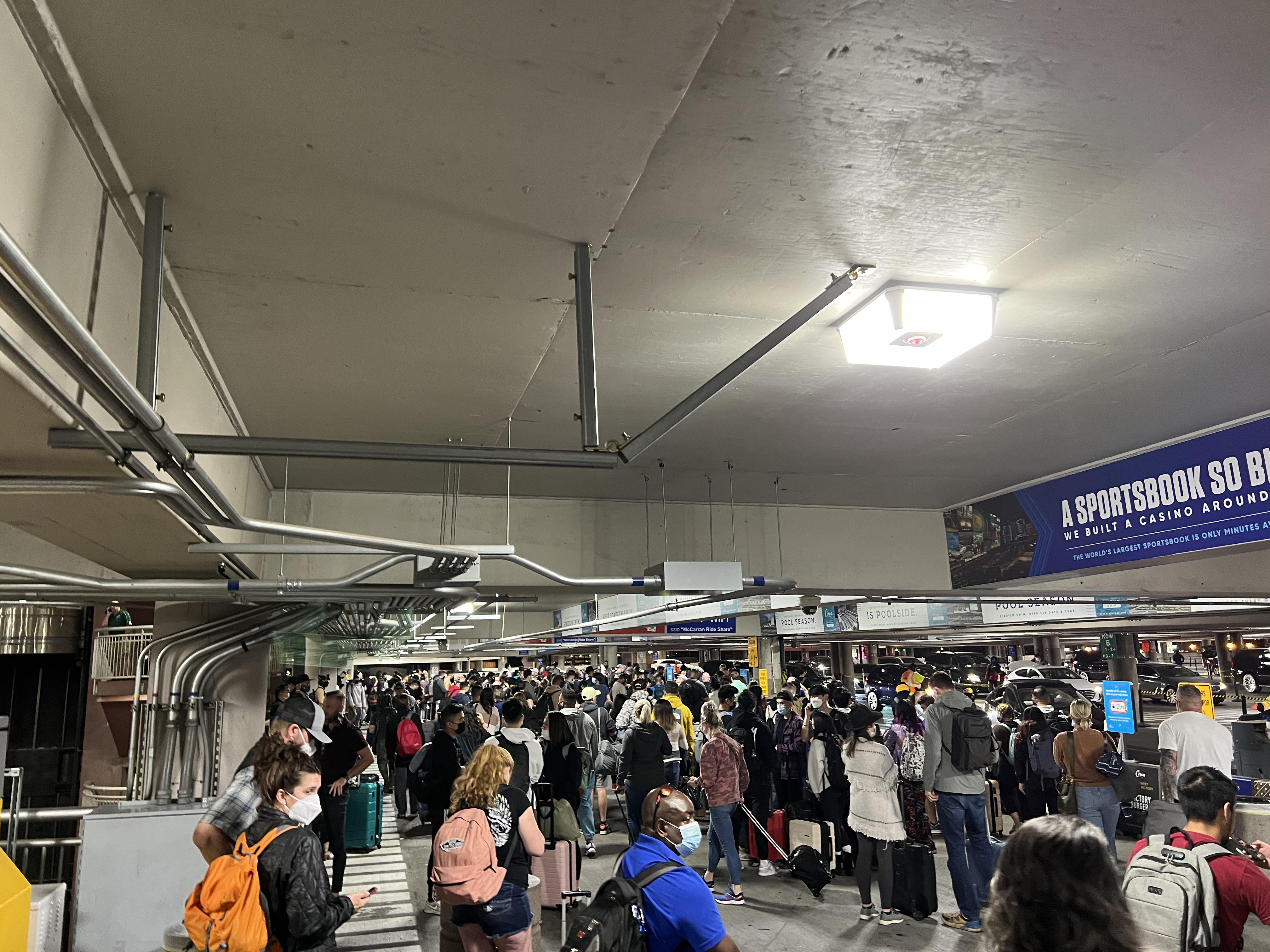 Here’s the Current rideshare situation at Las Vegas airport. r