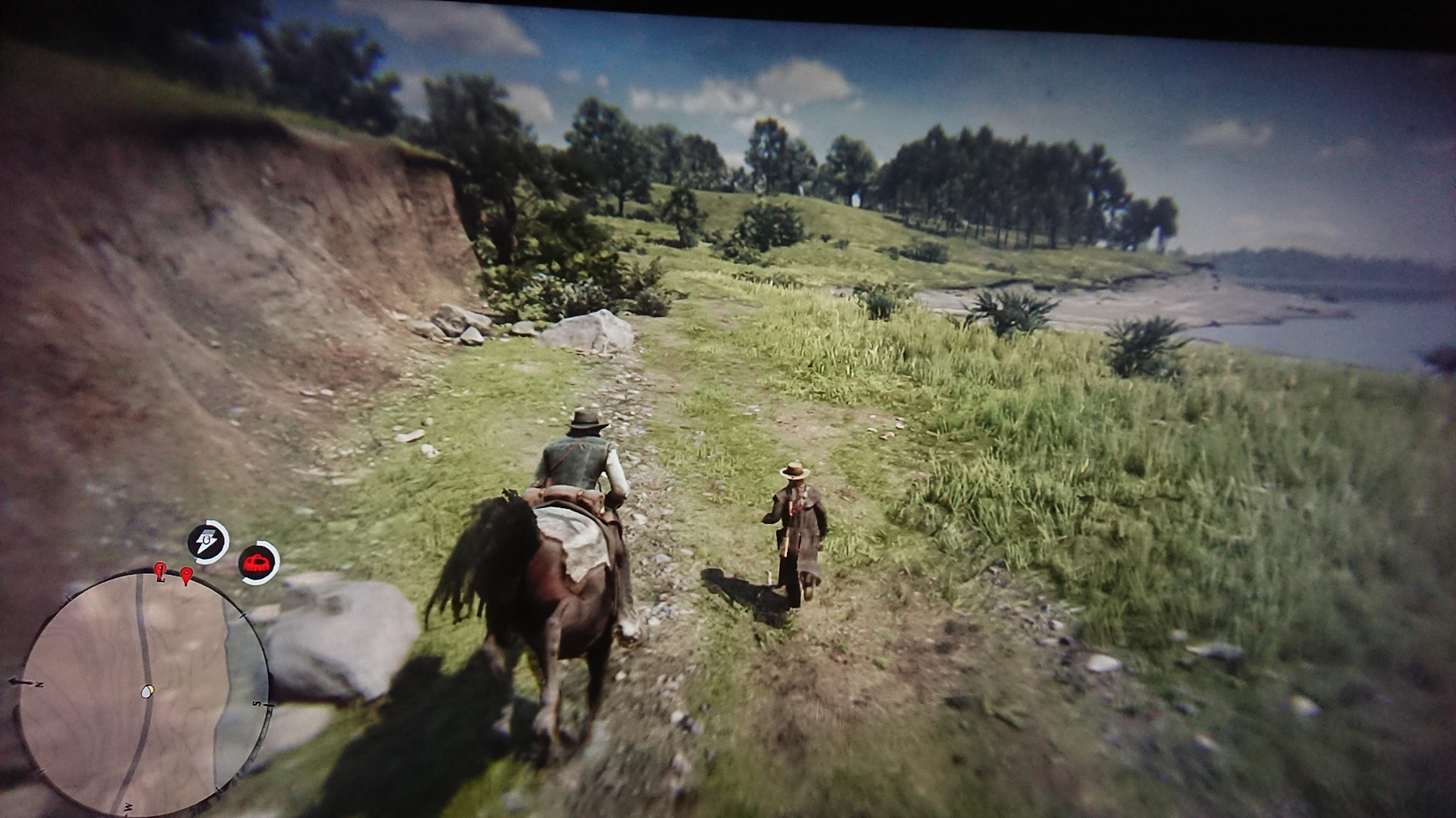 Sadie's horse died so now she's running to Rhodes and hasn't noticed
