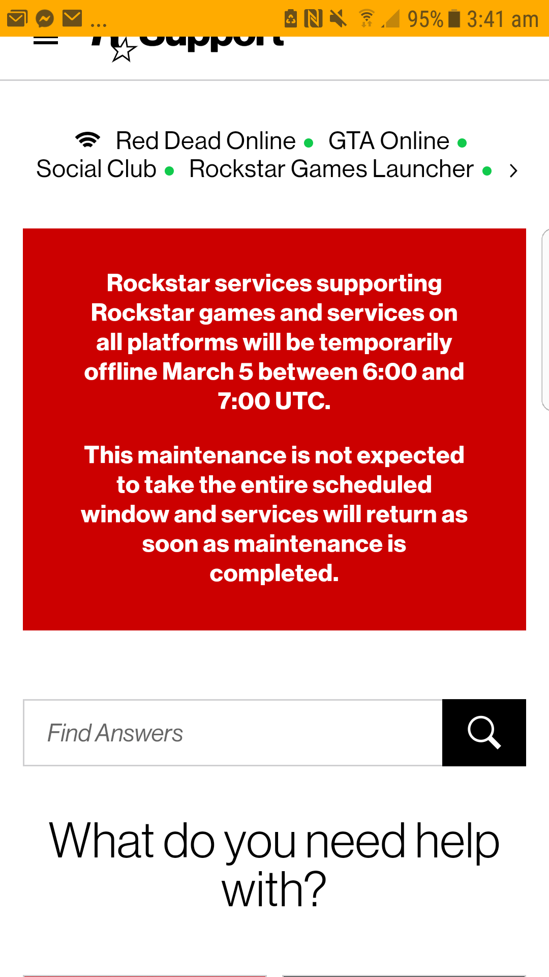 Gta servers are down because of maintenance