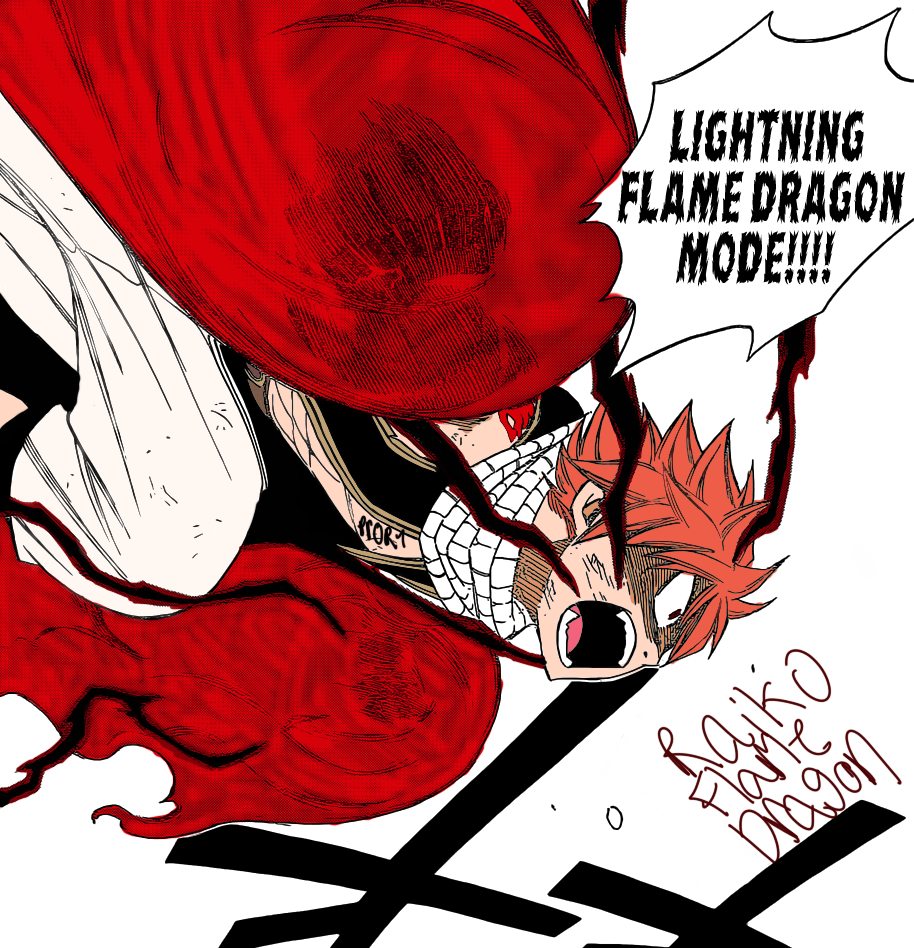 Natsu Lightning Flame Dragon Roar