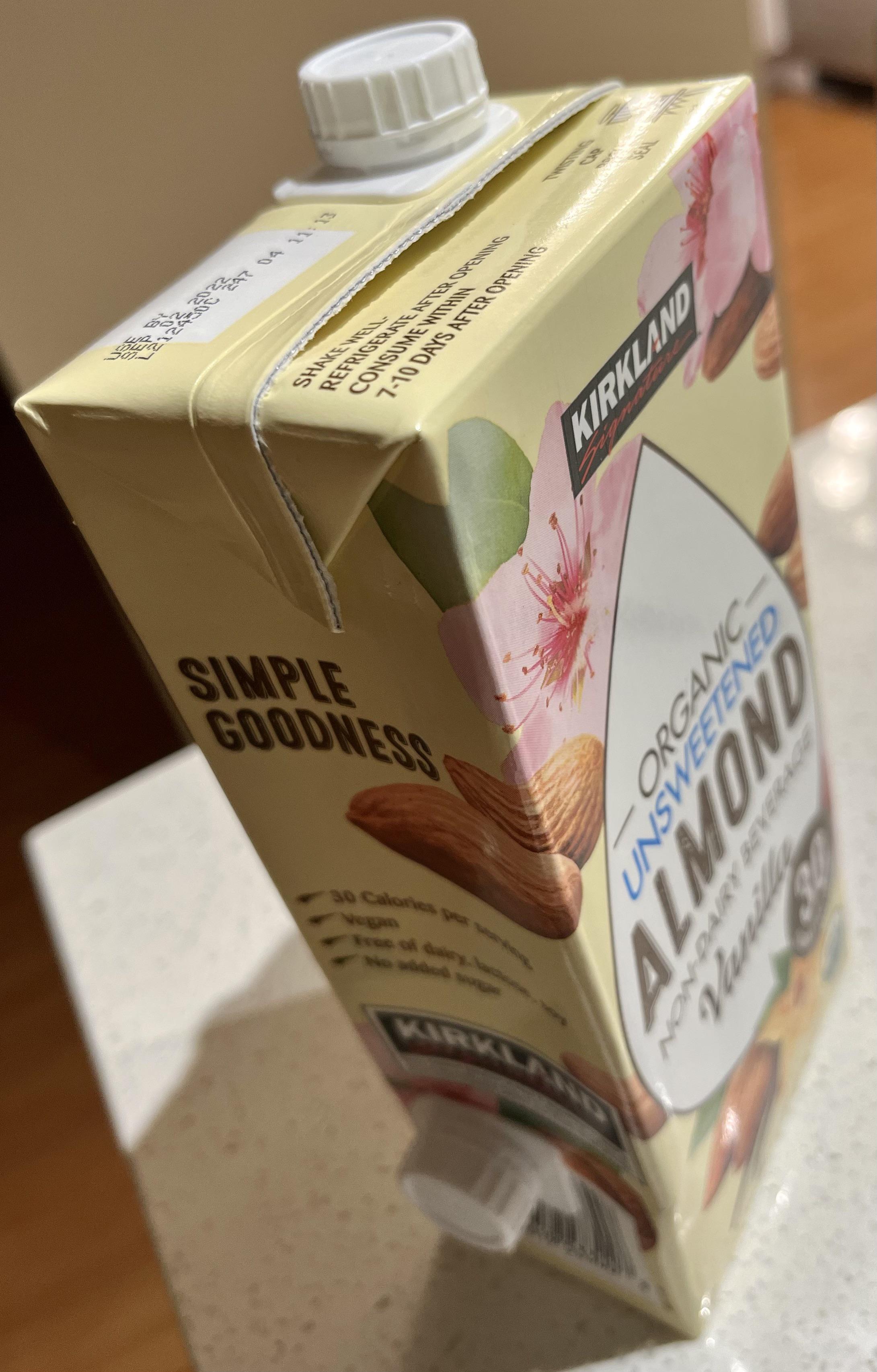 Double spouted Kirkland almond milk r/Costco