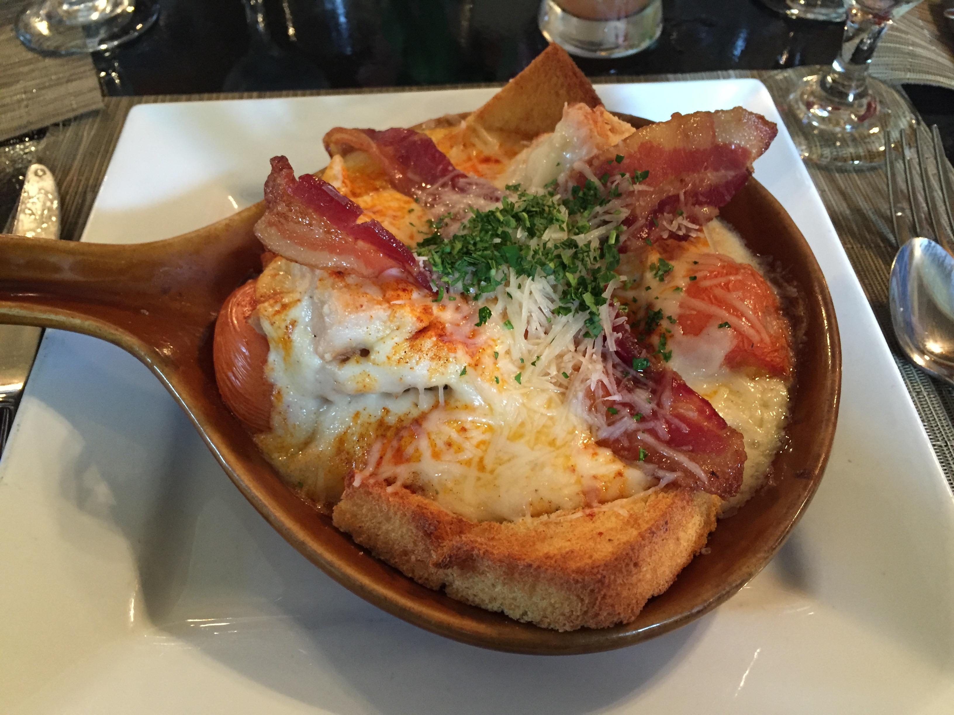 The original Hot Brown Sandwich at the Brown Hotel in Louisville, KY