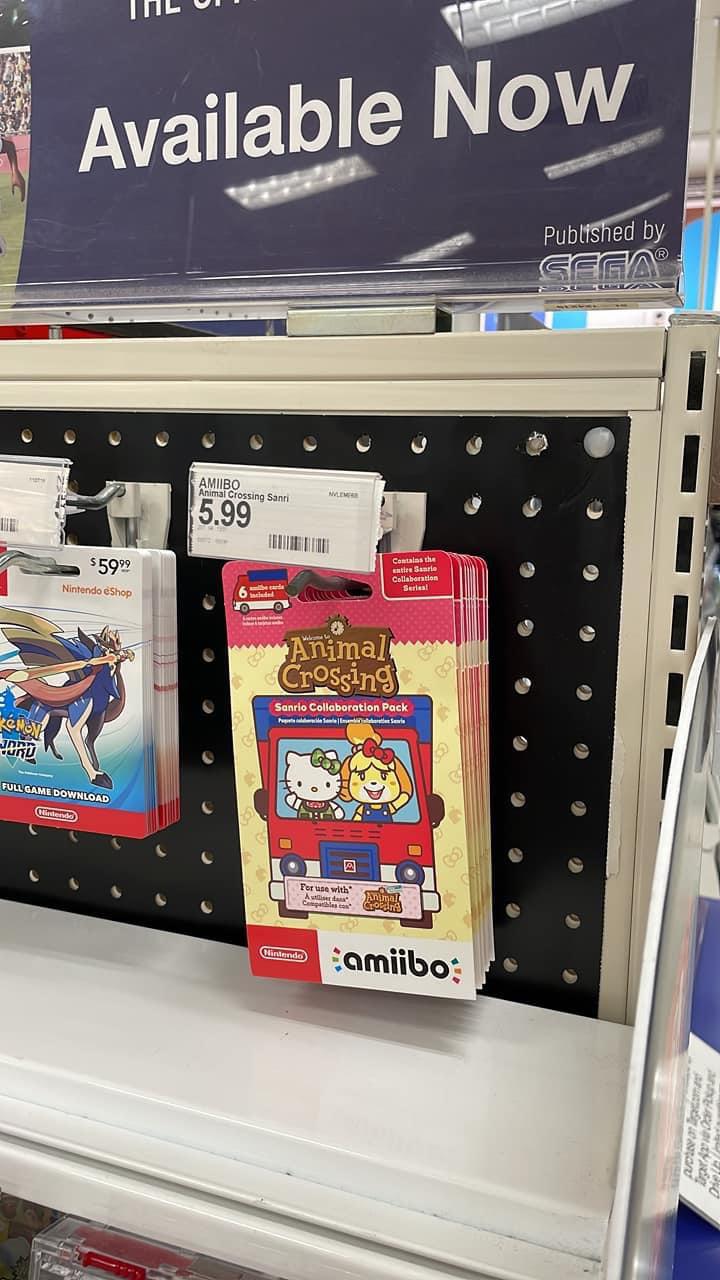 My Target got a restock of the Sanrio amiibo cards (Pittsburgh, West