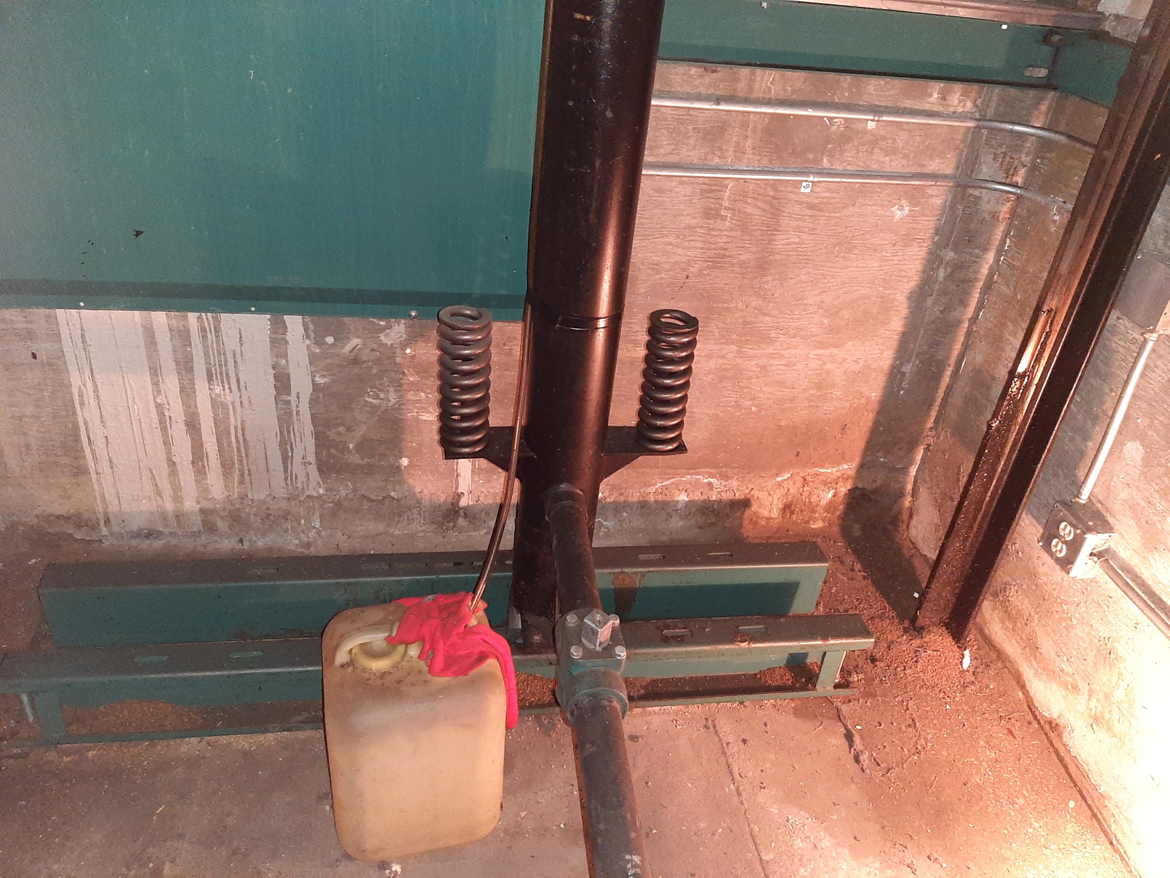 First day working as an elevator mechanic and I got stuck in the last