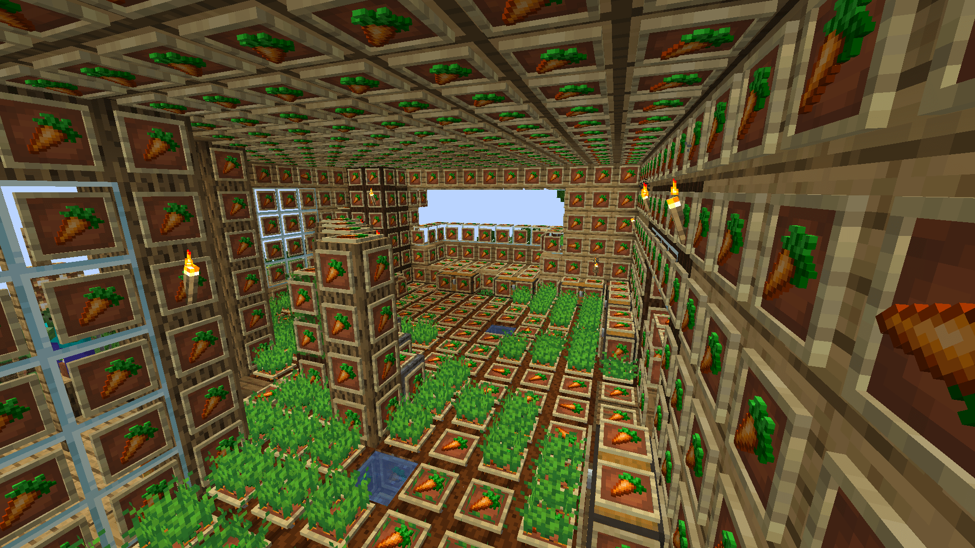 my friend stole all my carrots so i made her house a little makeover