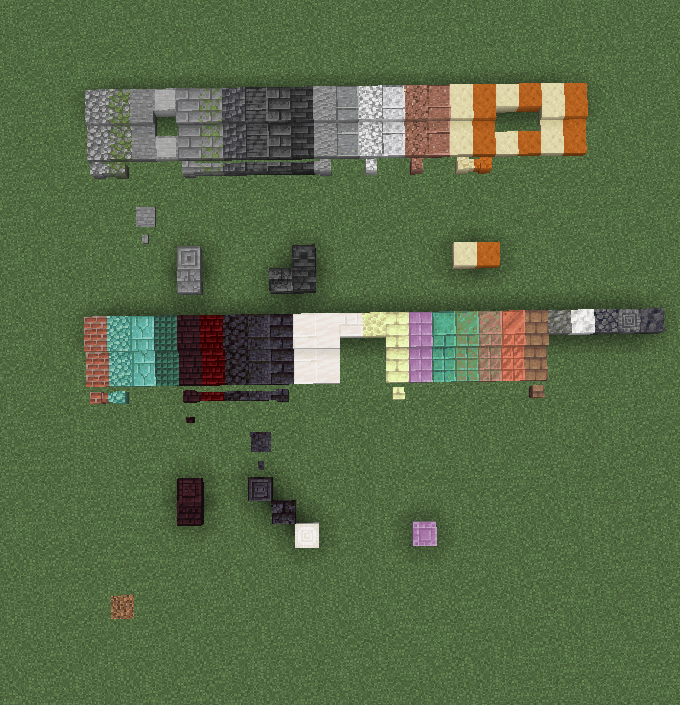It's absurd how many block variants are missing in MC, It wouldn't even