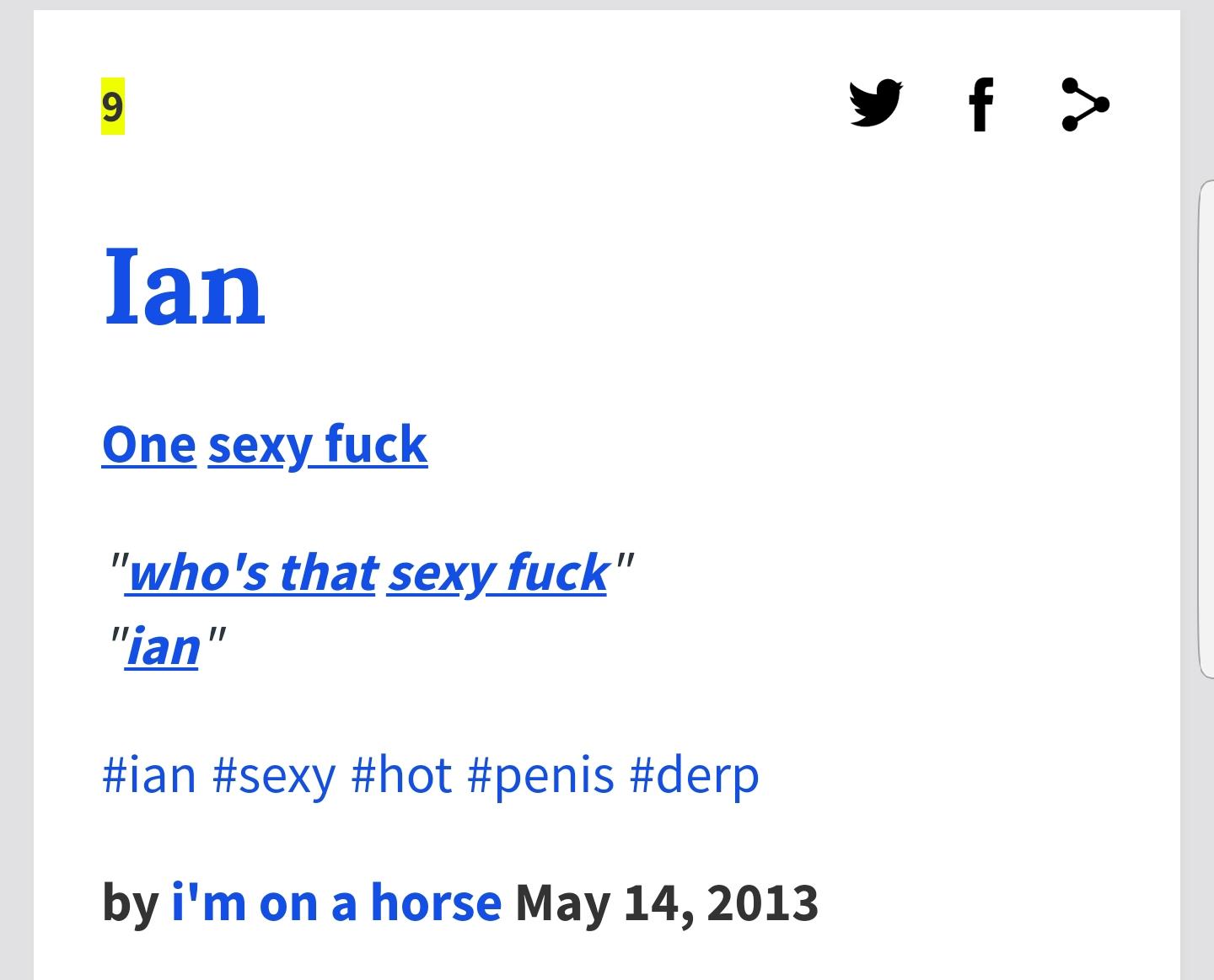 What defines an Ian? : r/Ian