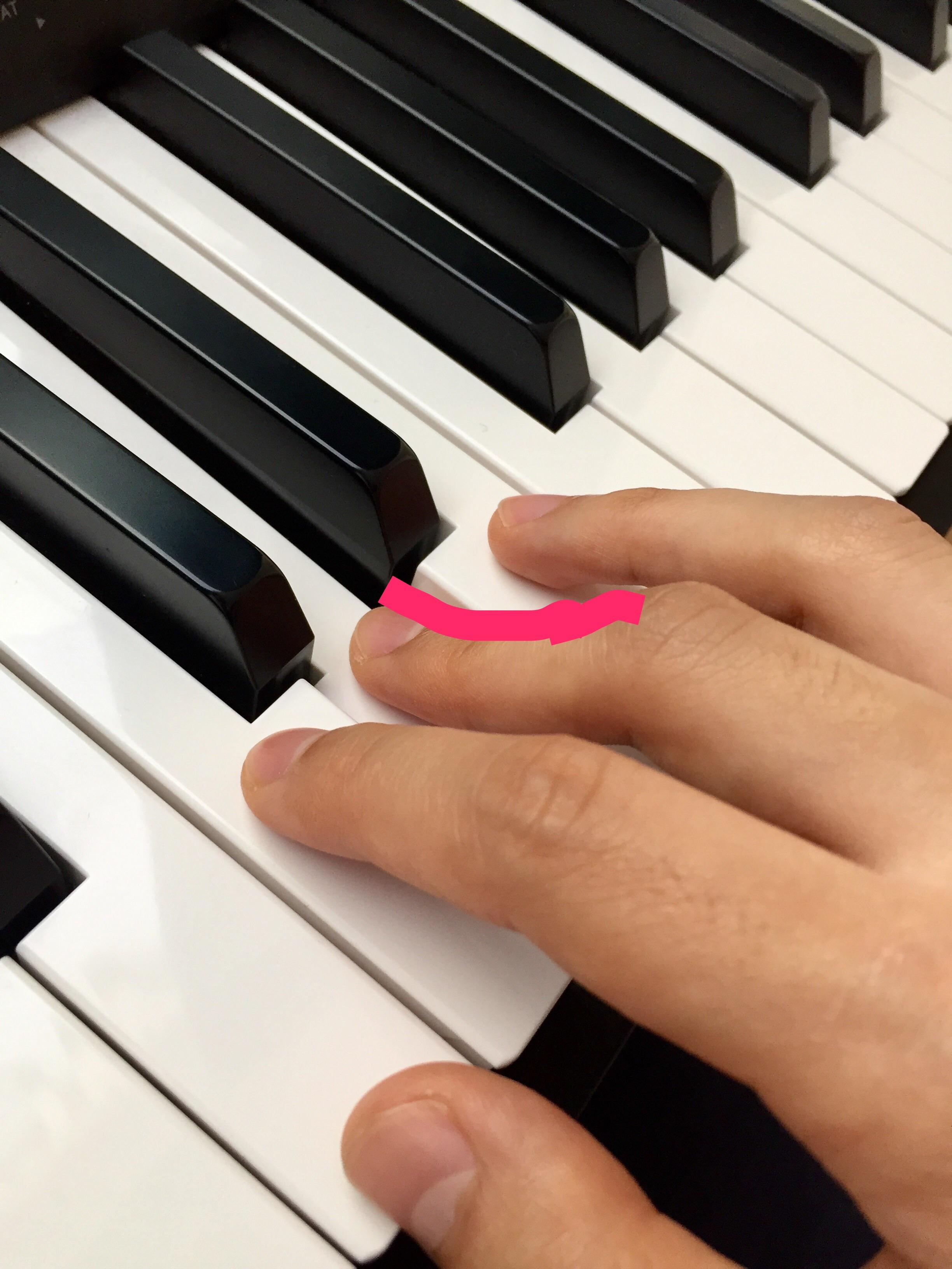 Beginner posture question How to prevent first finger joint from