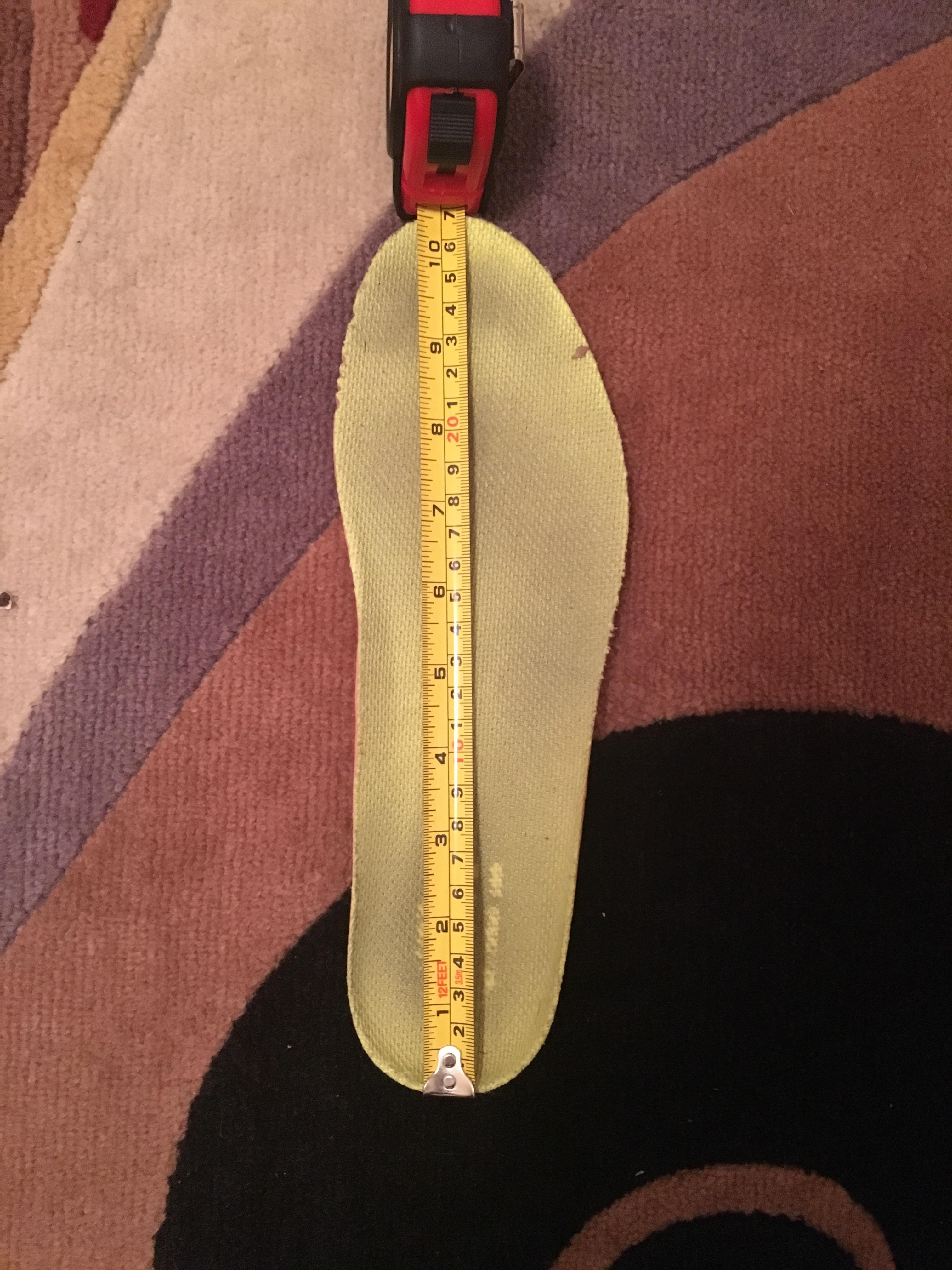 This the correct measurement needed for insoles? r/Repsneakers