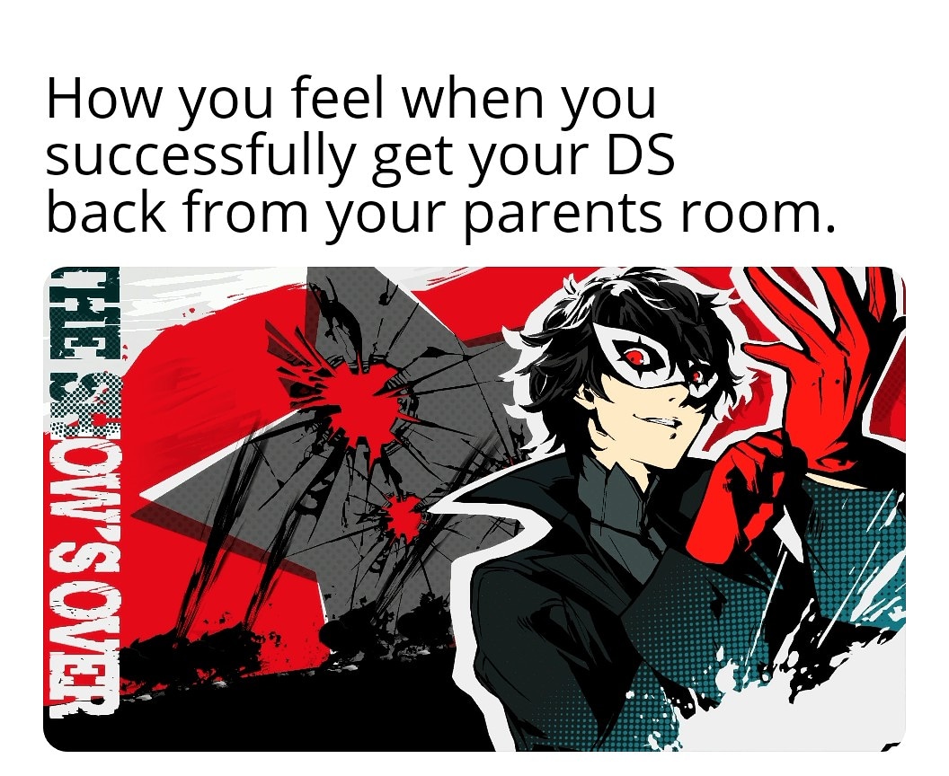 You never see it coming Persona5