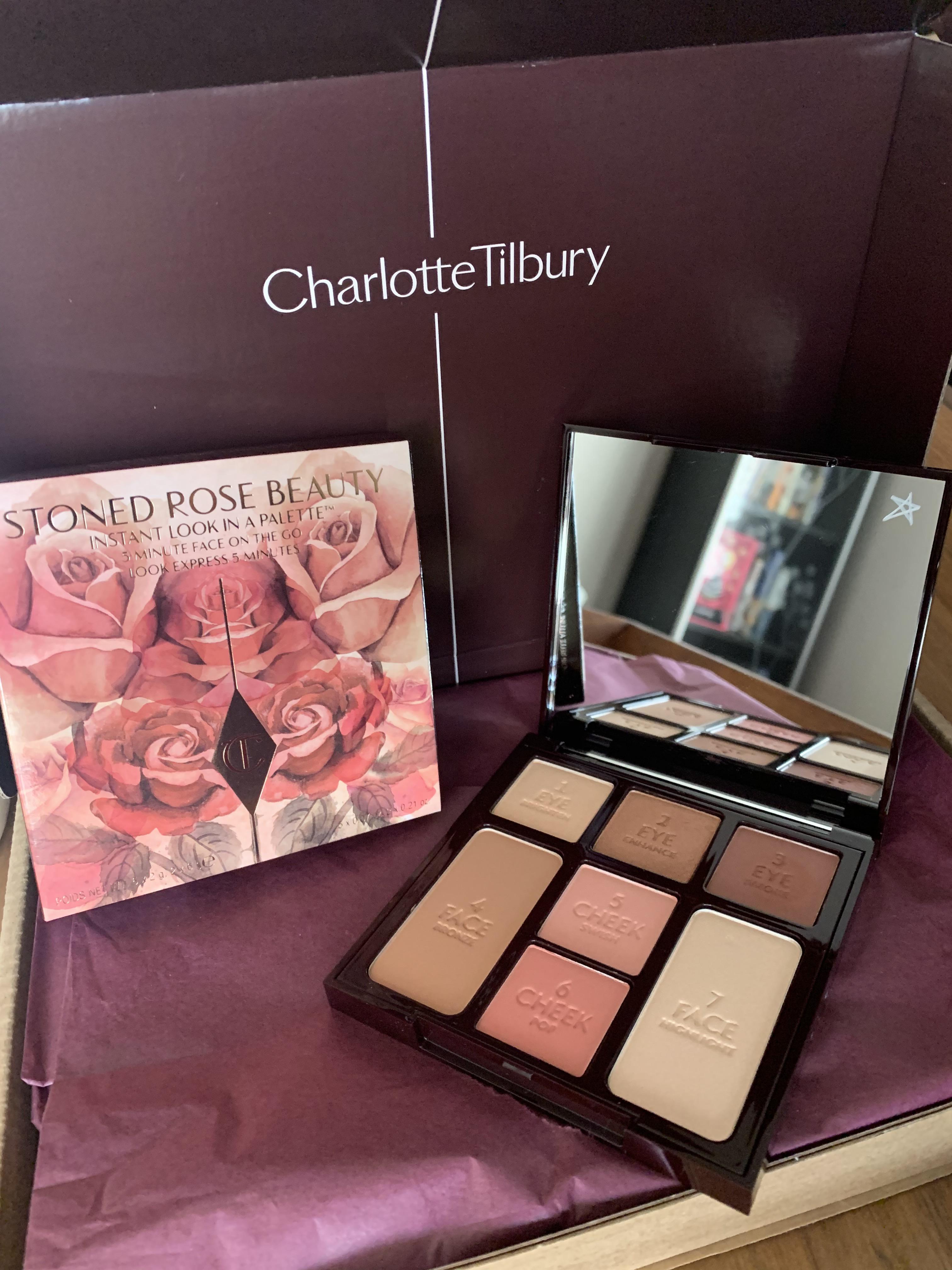 Charlotte Tilbury Instant Look in a Palette Stoned Rose Beauty cleanmakeup