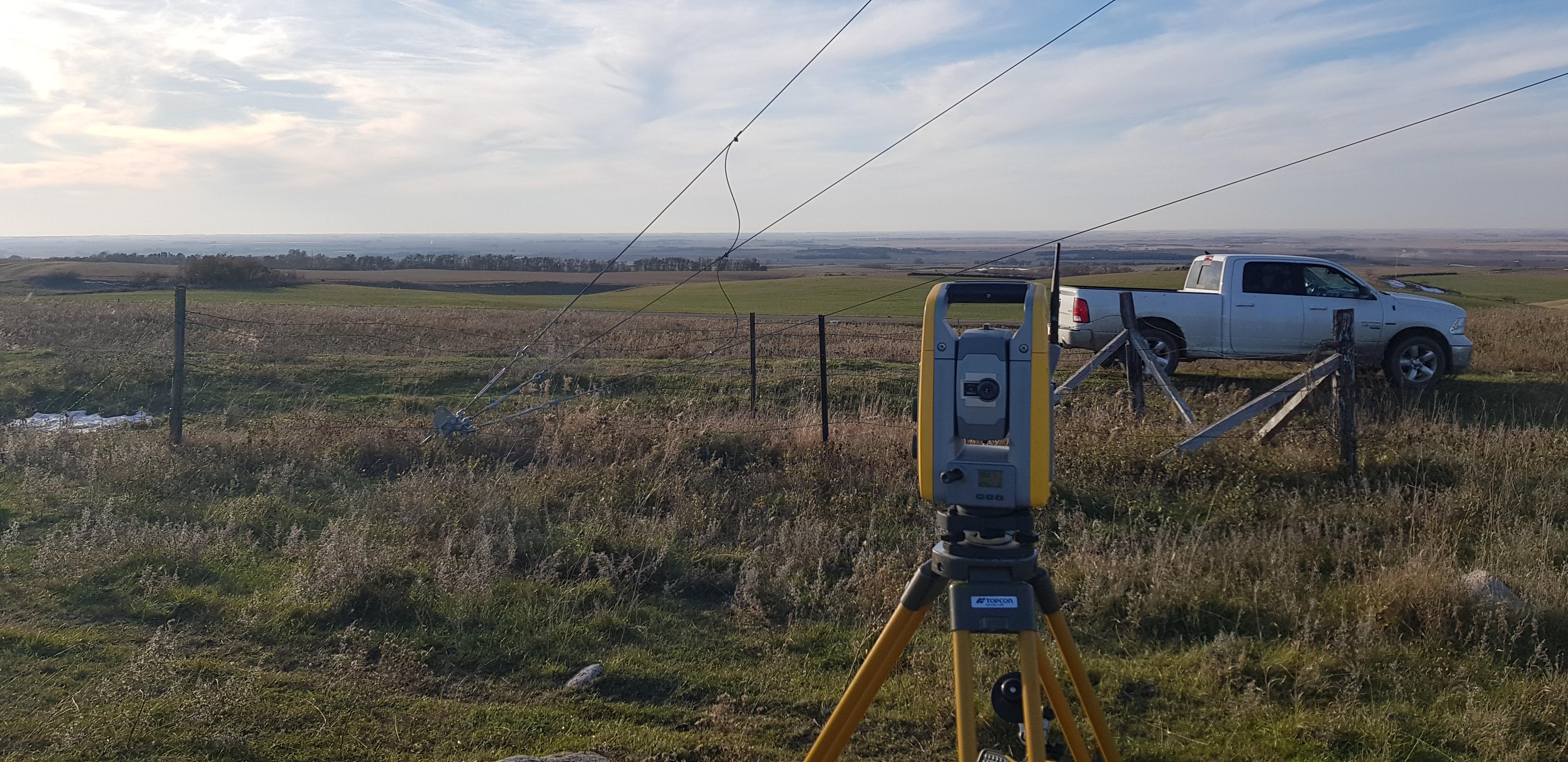 Got a good view today working on what was the shore of the glacial lake