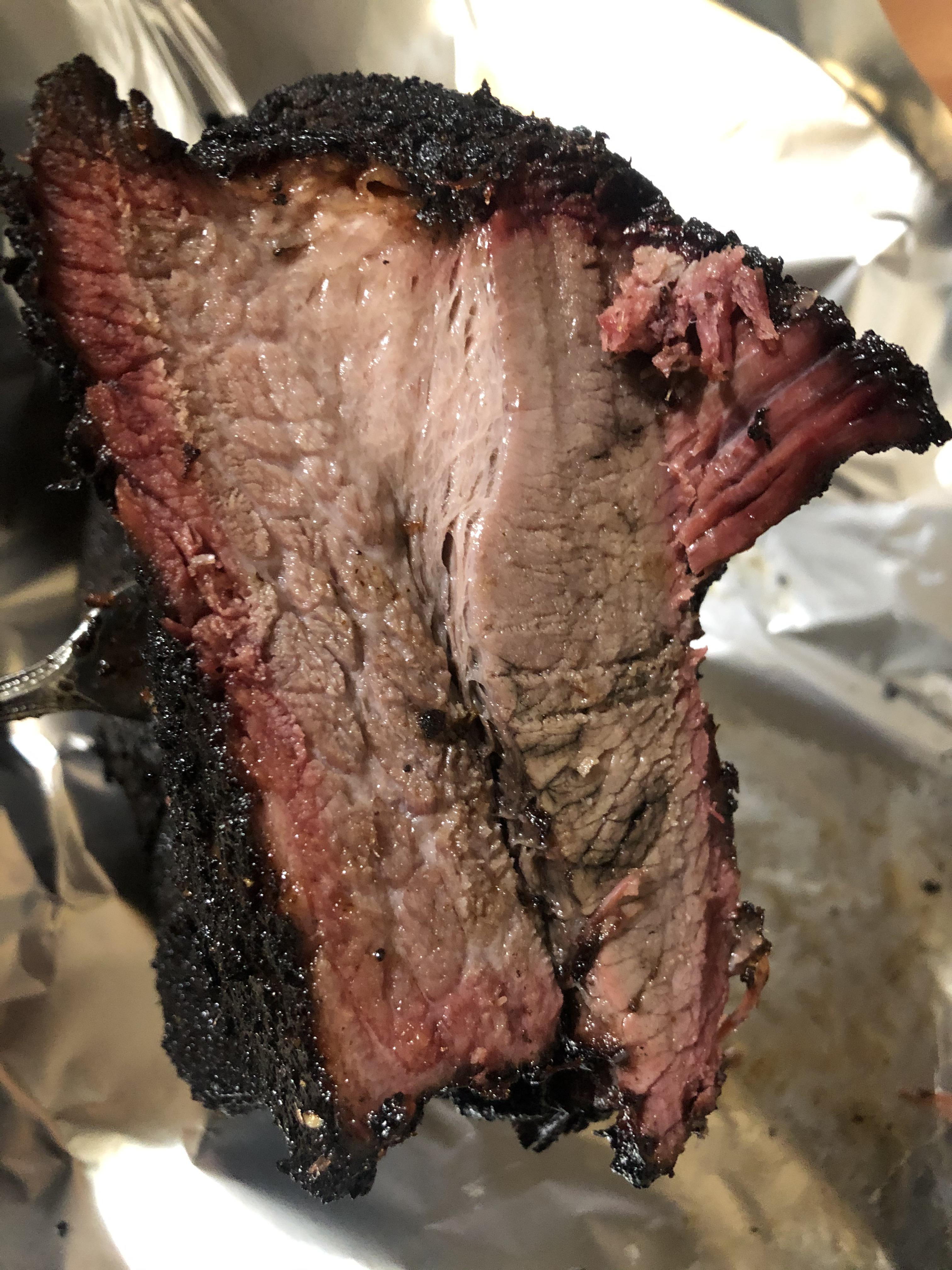 [Homemade] Pecan wood smoked brisket r/food
