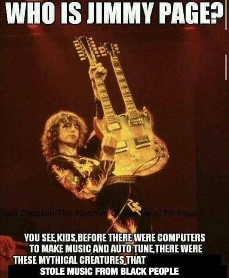 Still love Led Zep but thought this was funny and hadn’t seen it on