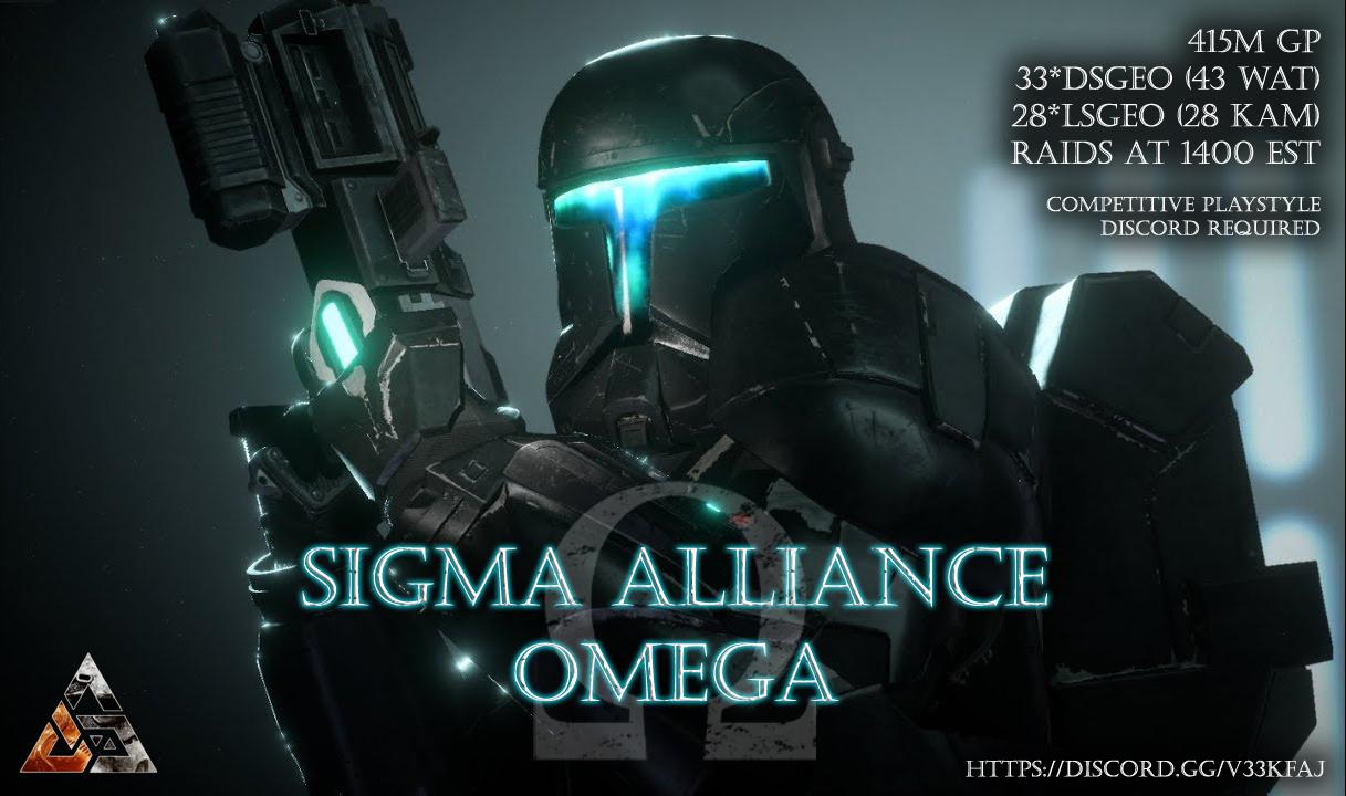 Sigma Alliance Omega is looking for new players! 415M GP Guild! 33