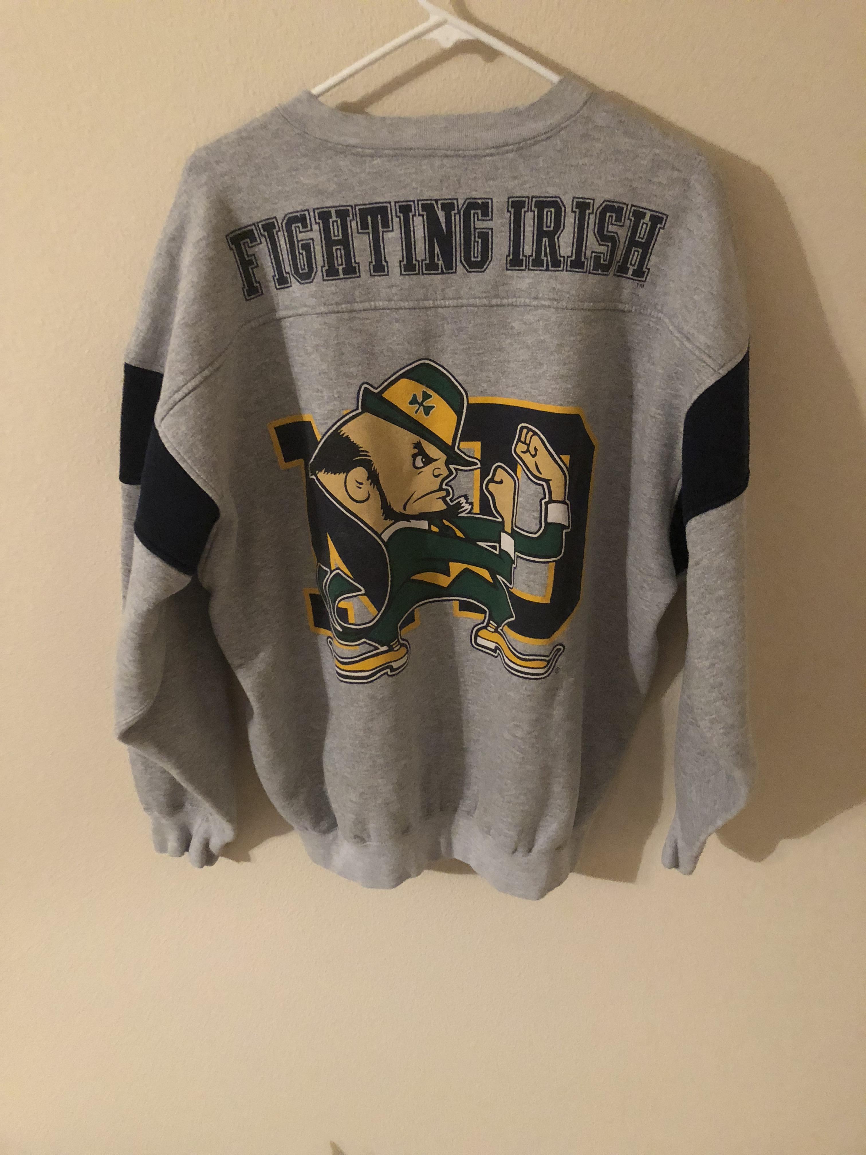 Found another vintage Notre Dame Sweatshirt. Probably my favorite out