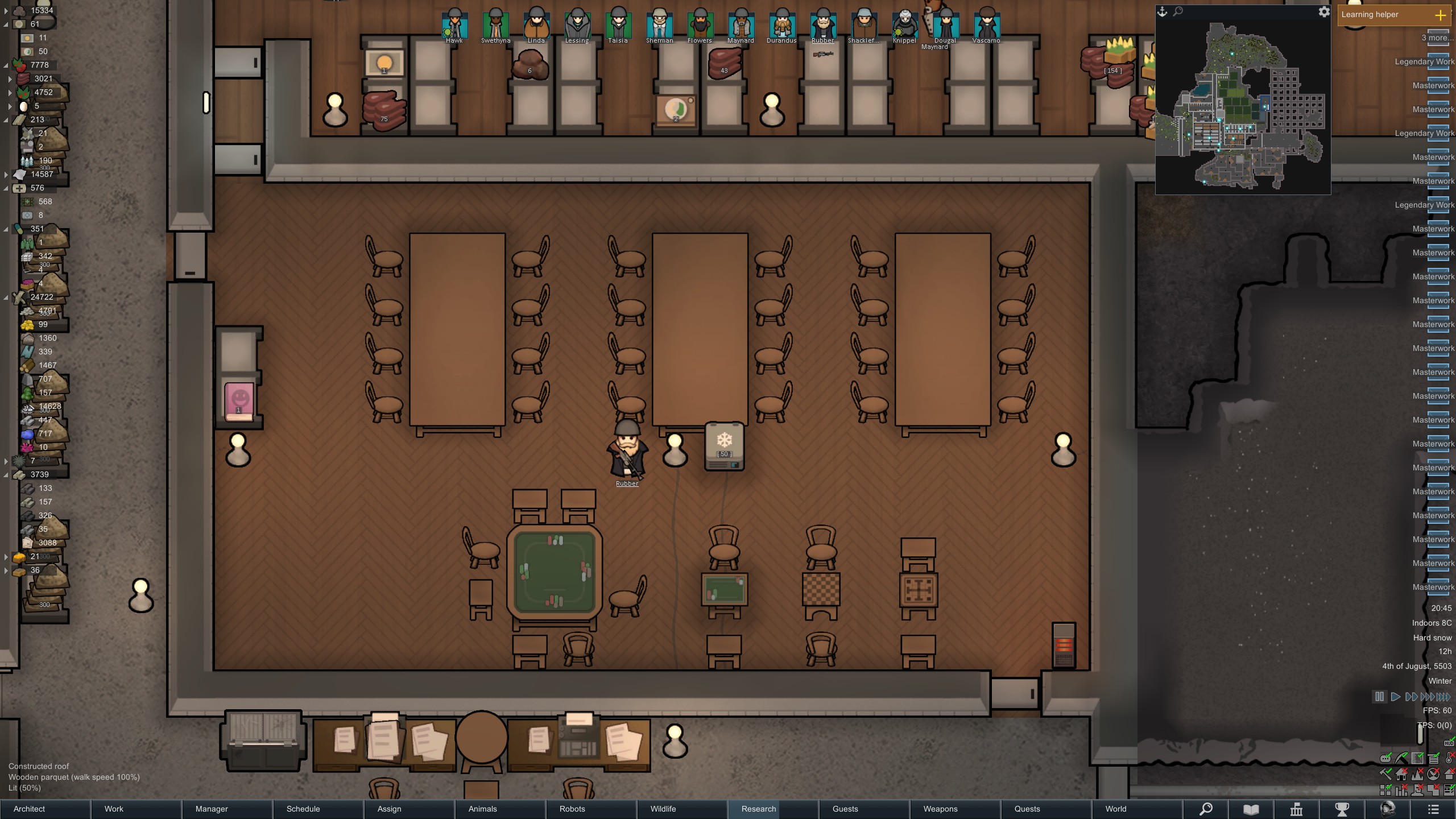 Thanks Vanilla Skills Expanded, never had a better rec room 25