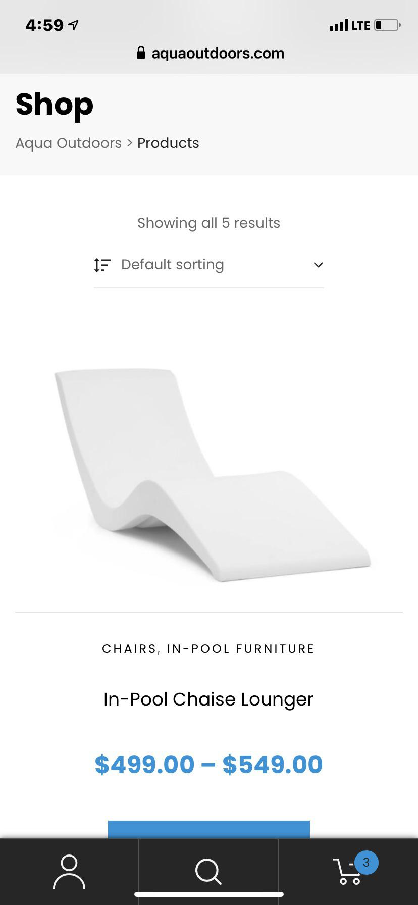 Sun deck ledge/ Baja shelf chaise loungers. Options?? r/pools