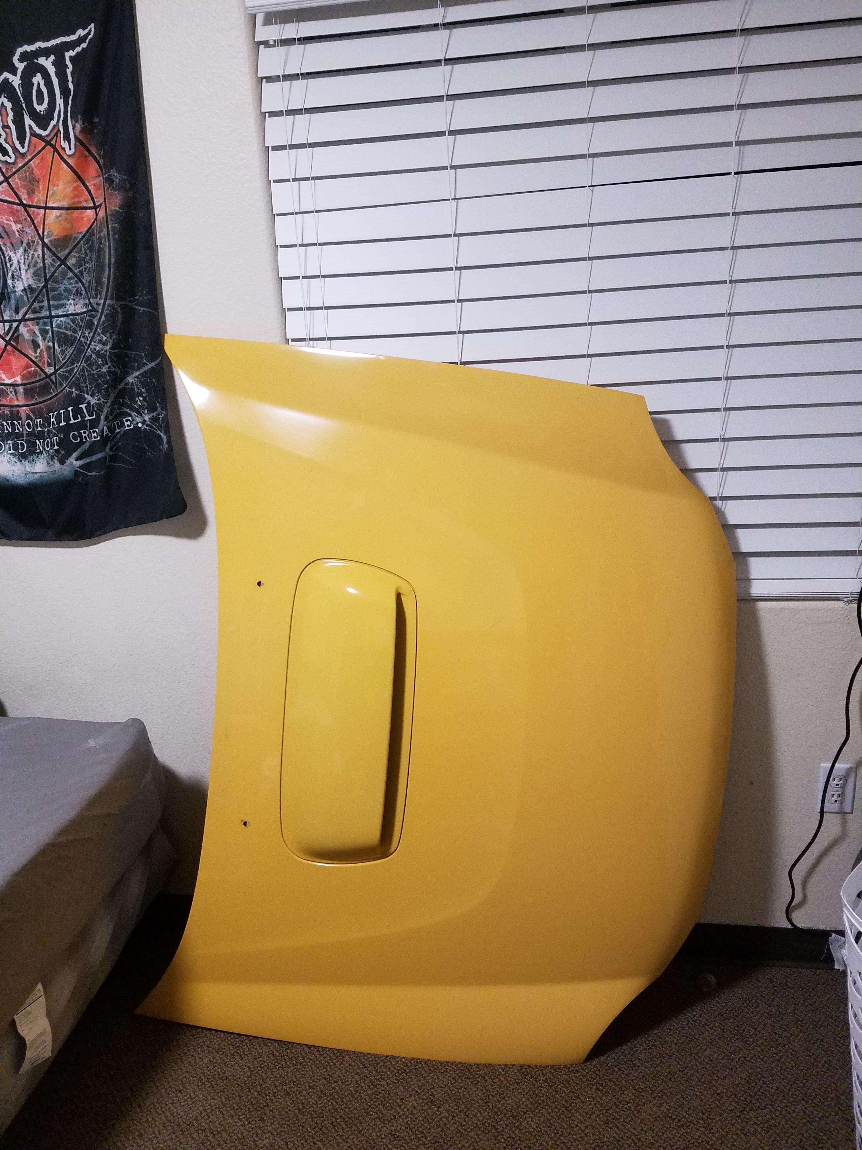 Picked up a new hood for my car today c r/subaru