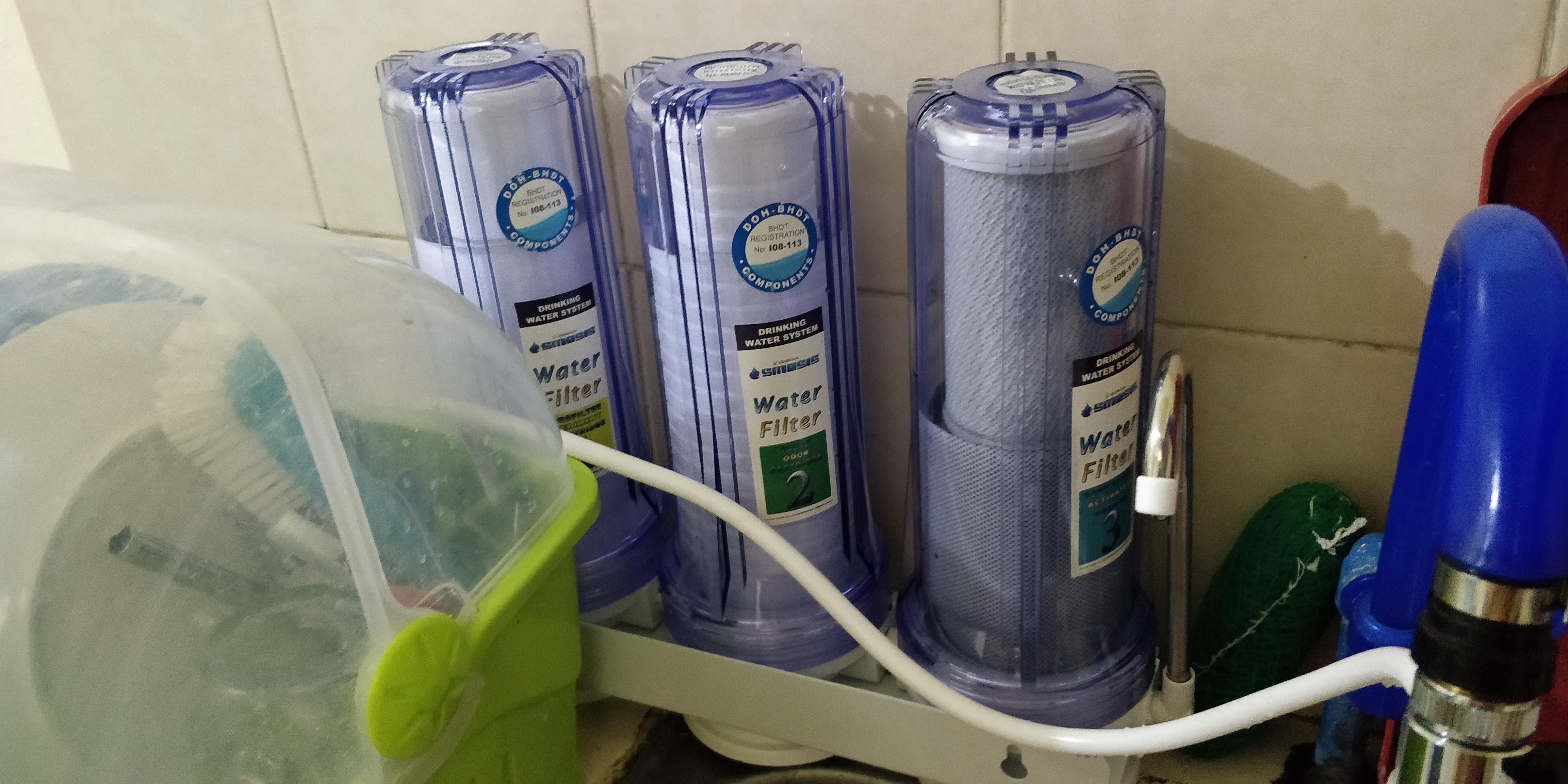 I don't trust the water refilling station here if the